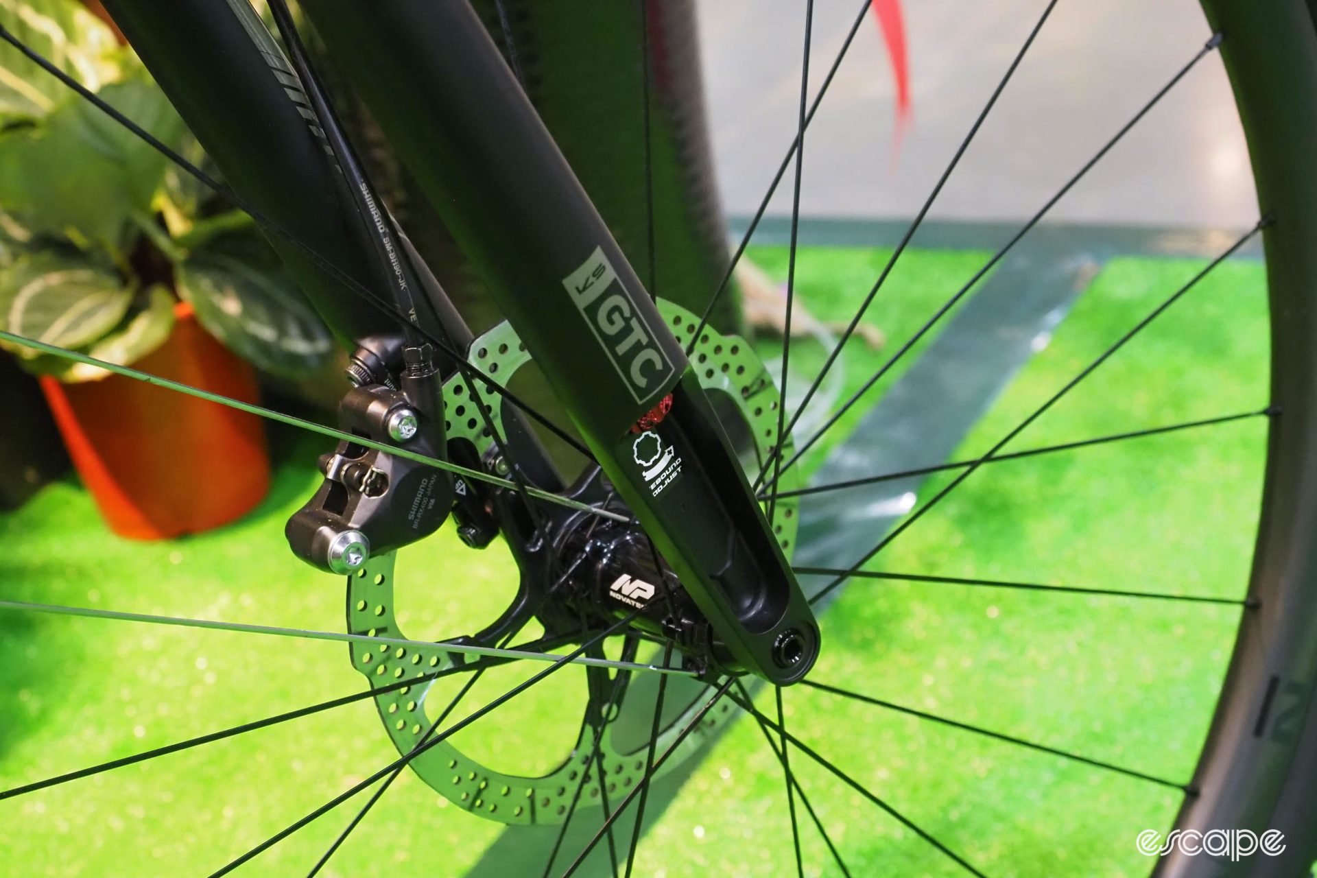 KS GTC gravel suspension fork rebound adjuster