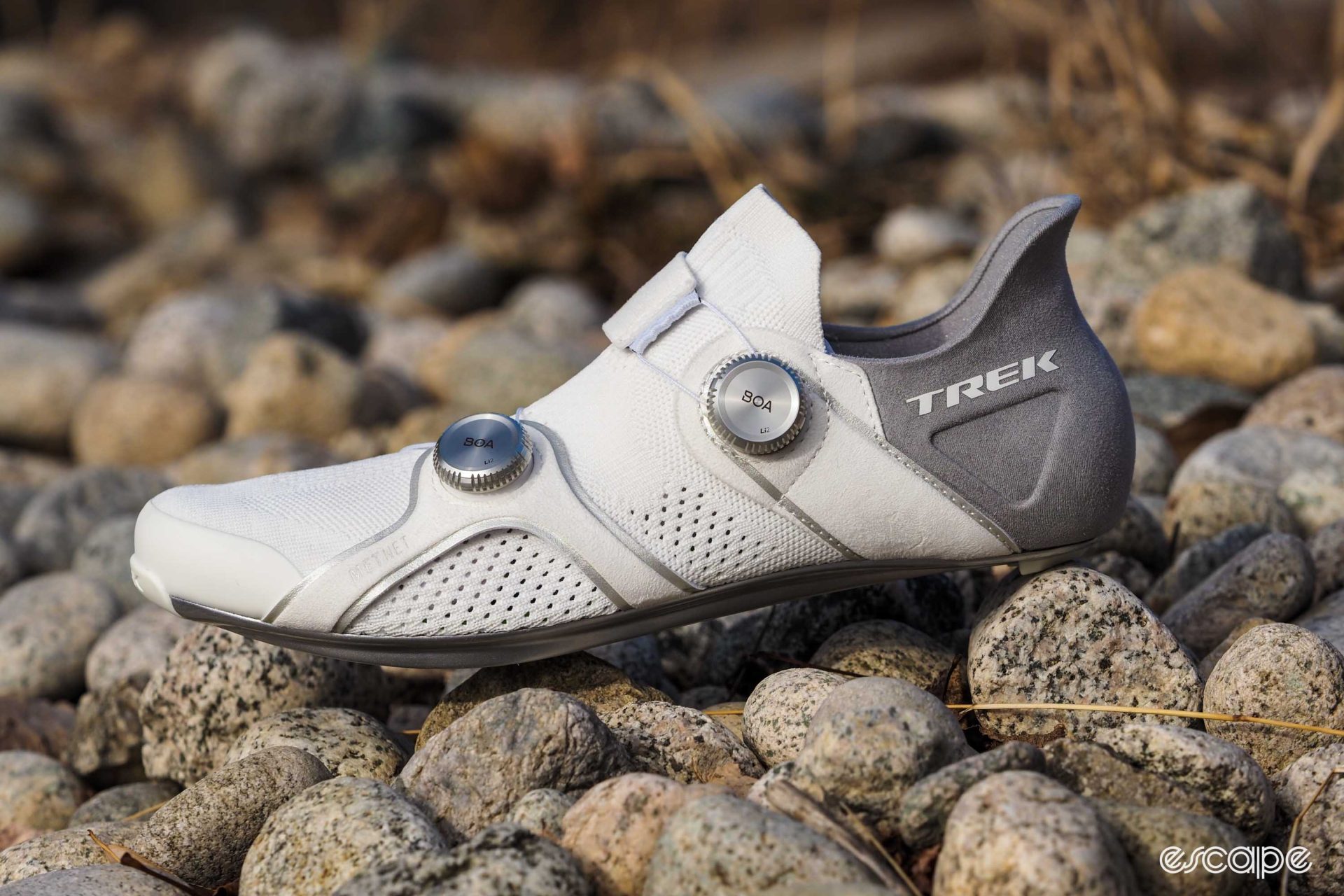 Trek RSL Knit road shoe upper perforations