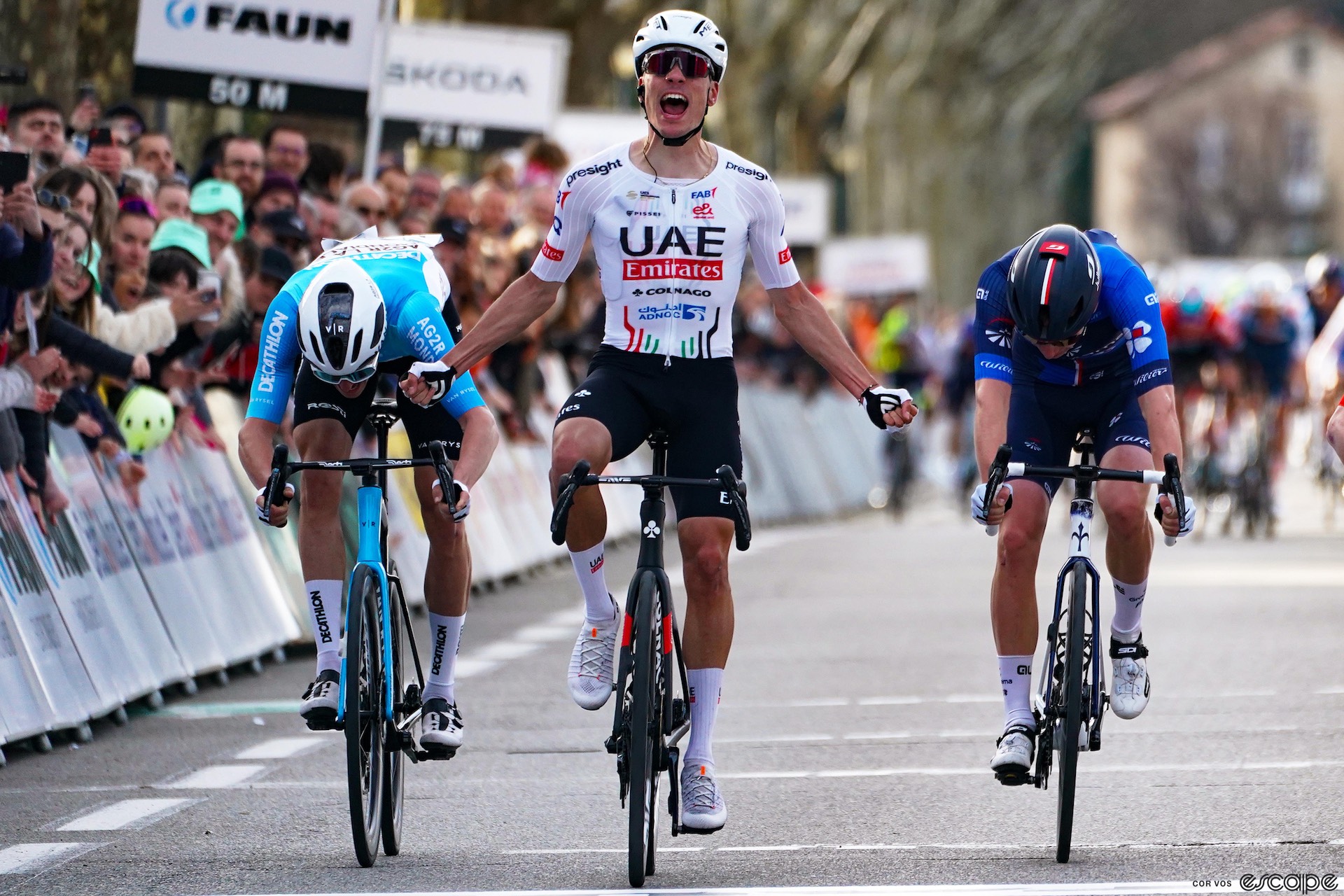 Juan Ayuso wins the Faun-Ardèche Classic.