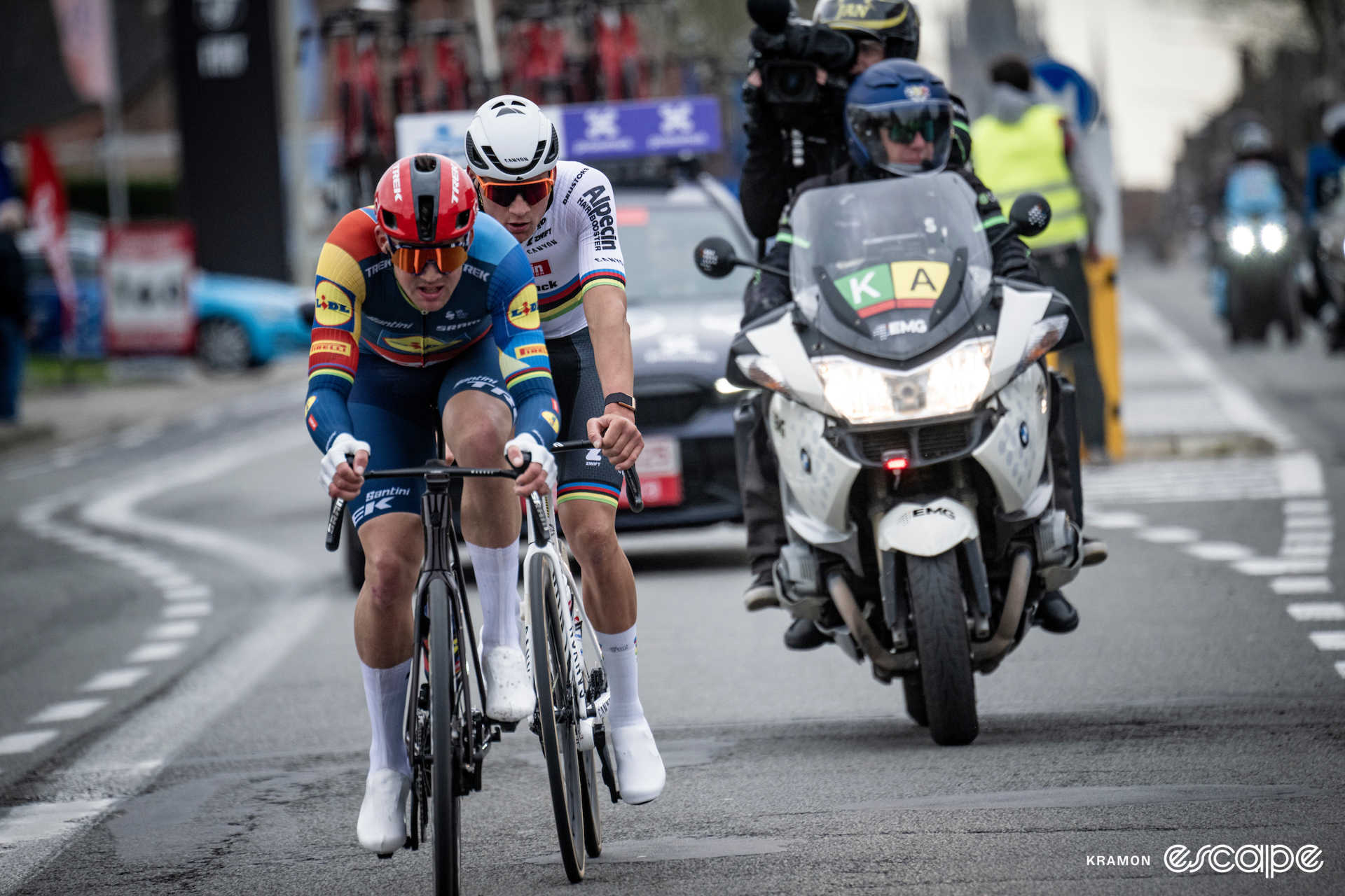 Mads Pedersen and Mathieu van der Poel.