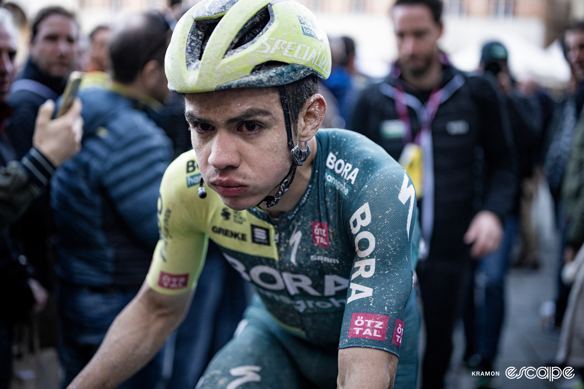 Sergio Higuita at Strade Bianche.