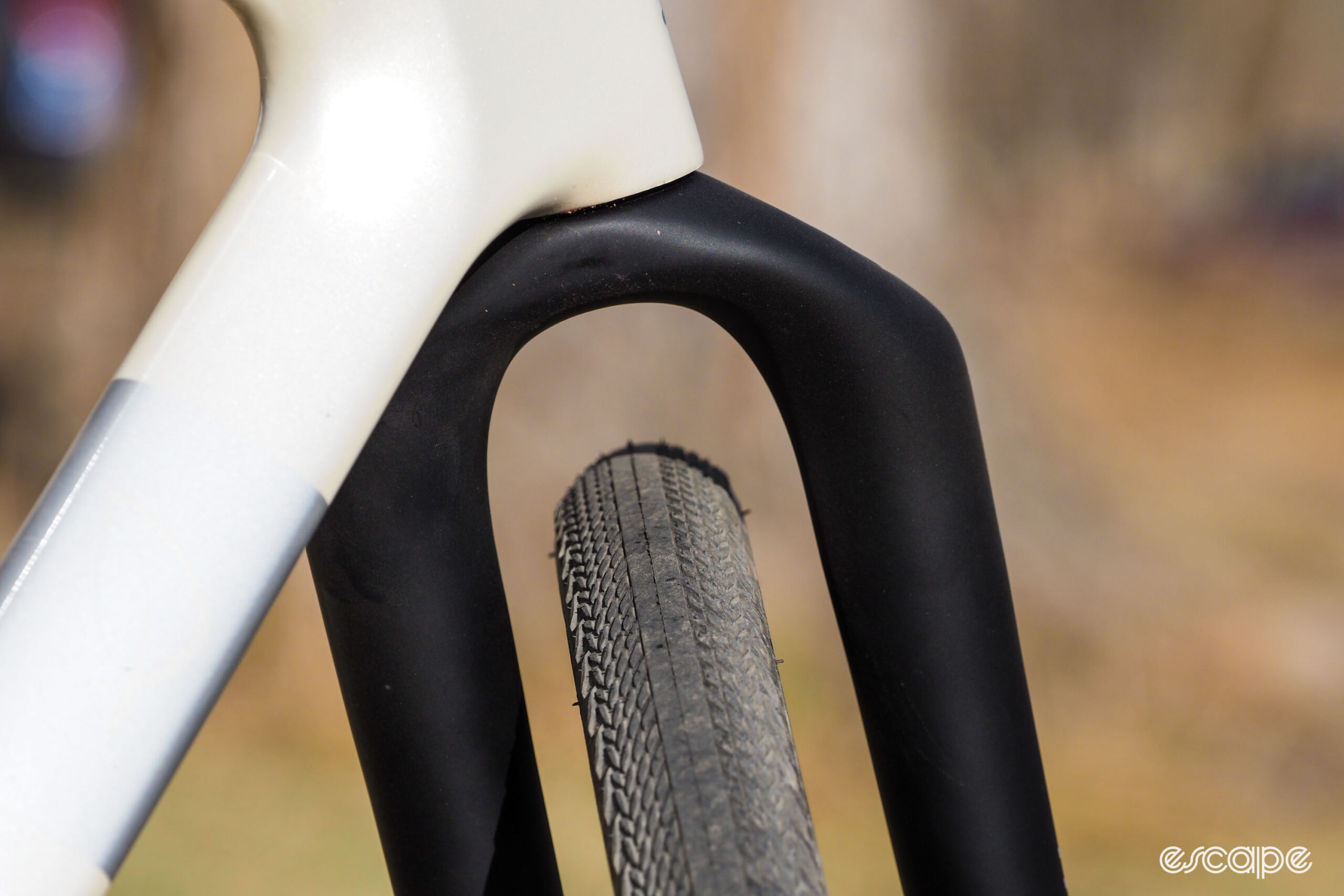 Cane Creek Invert gravel suspension fork tire clearance