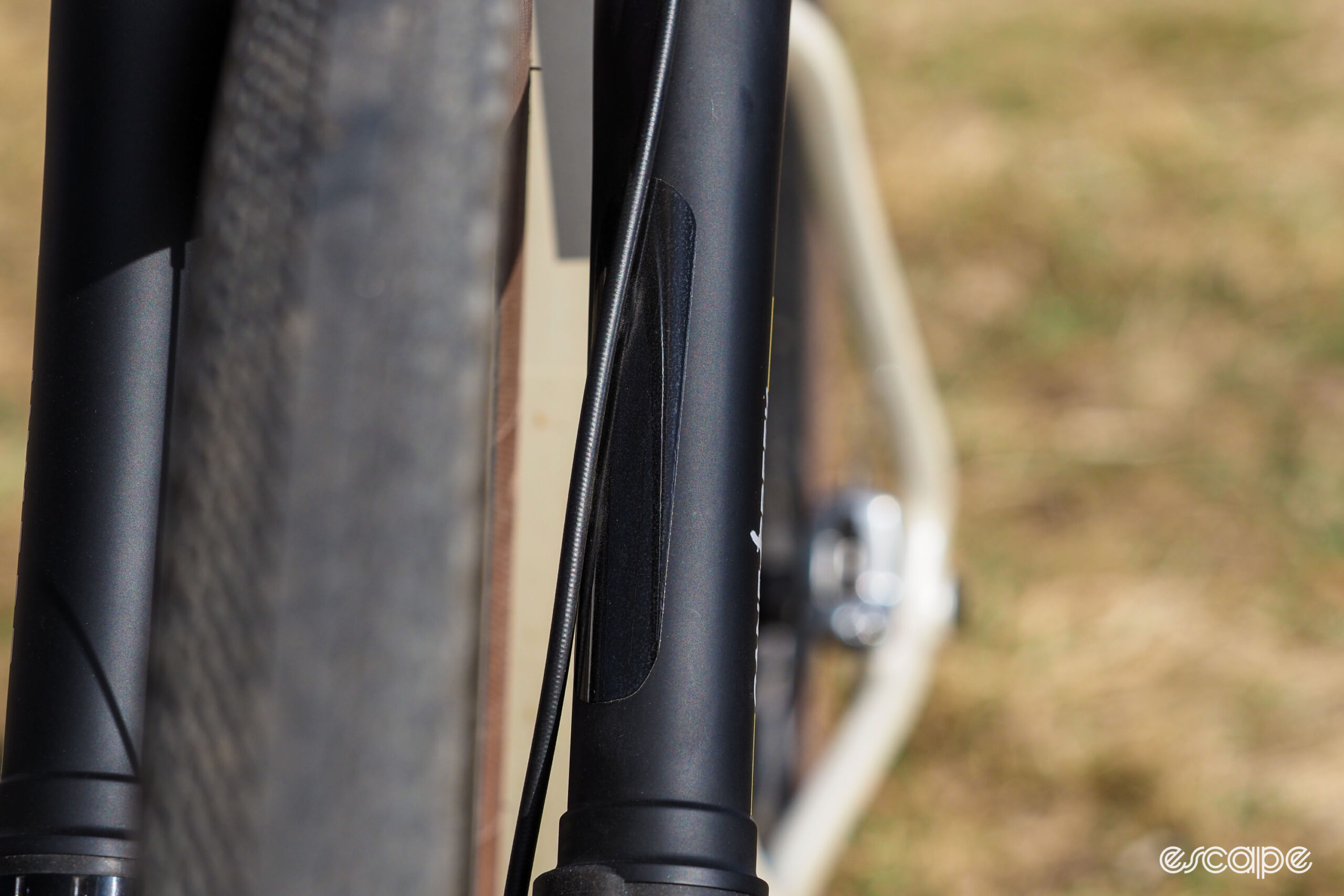 Cane Creek Invert gravel suspension fork protective tape