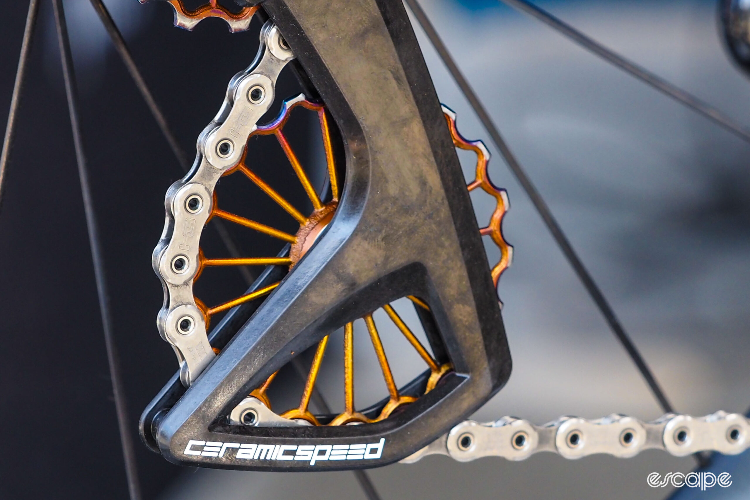 CeramicSpeed 3D-printed titanium pulley