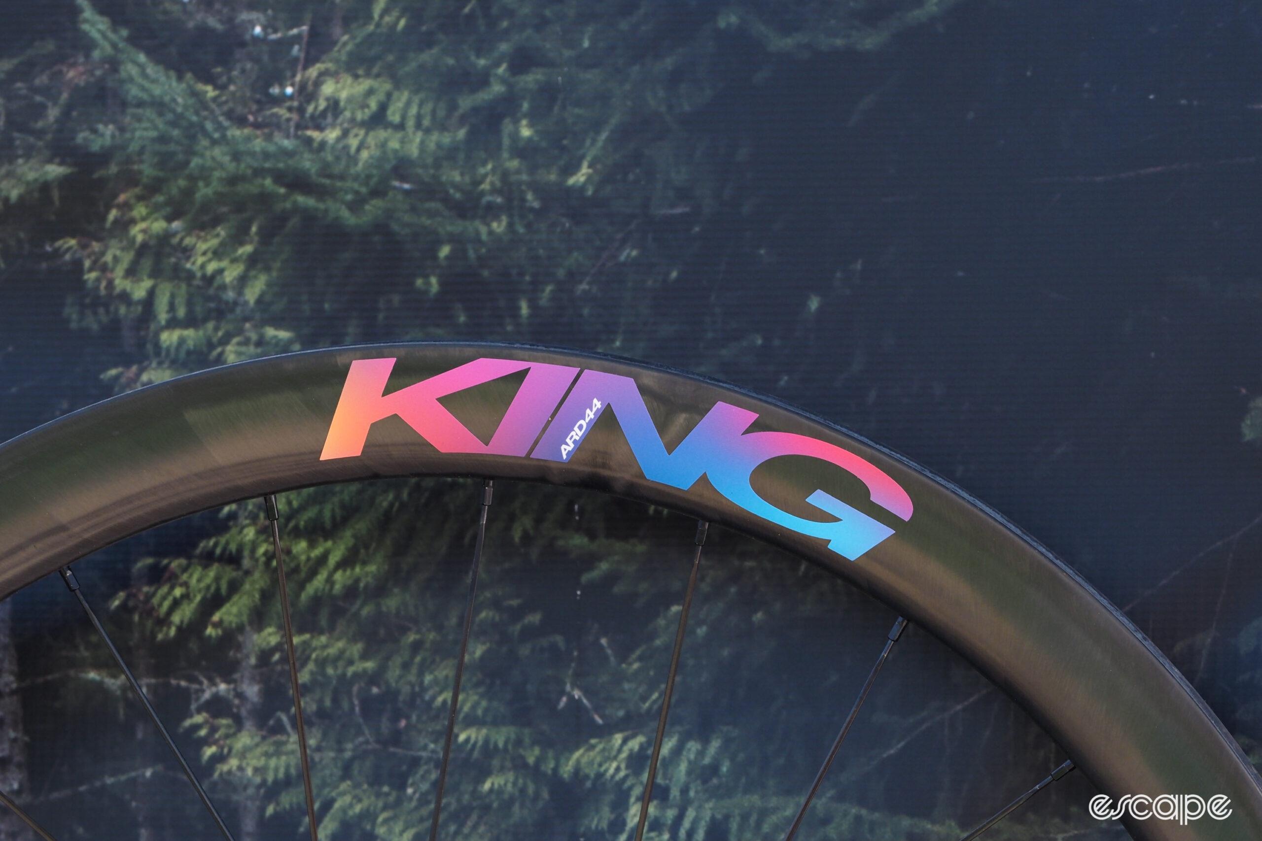 Chris King custom color rim decals