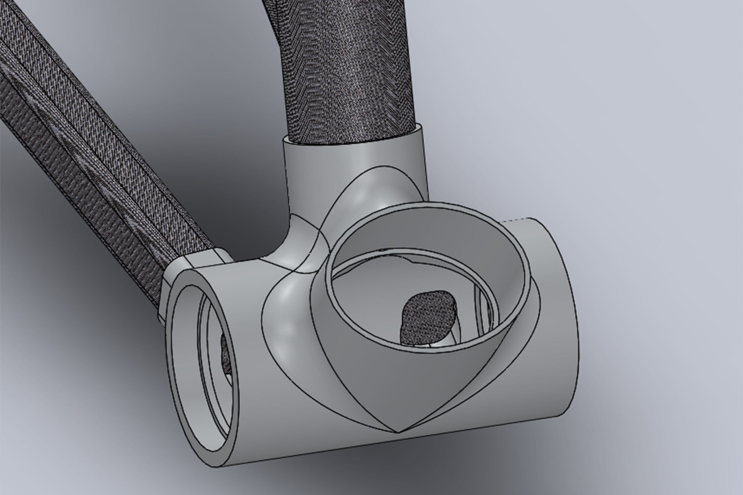 Framework elliptical tubing