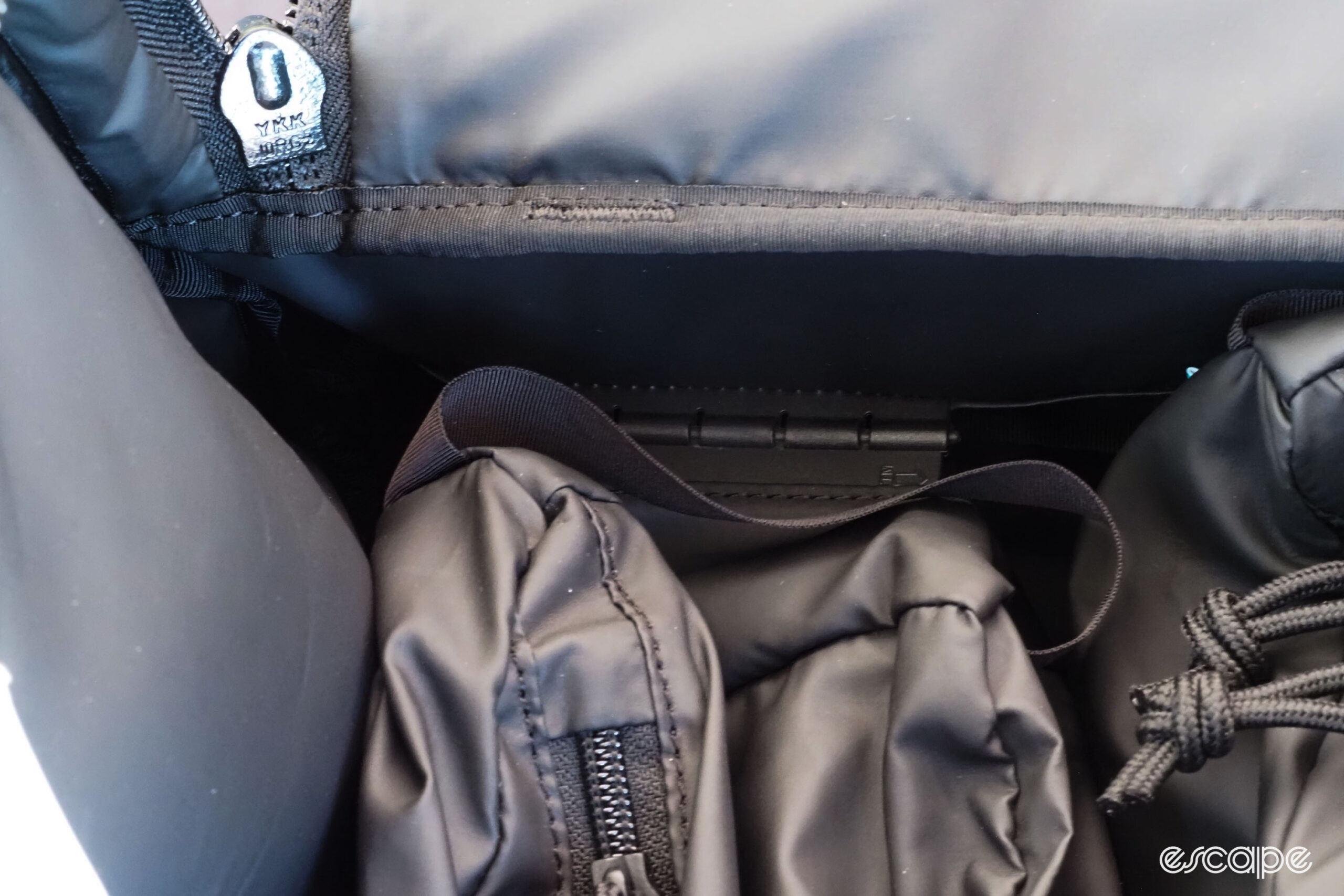 Orucase Janus duffel interior detail