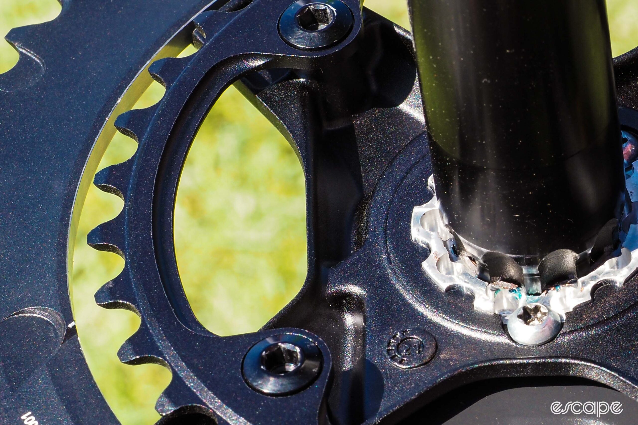 Praxix chainring spider detail