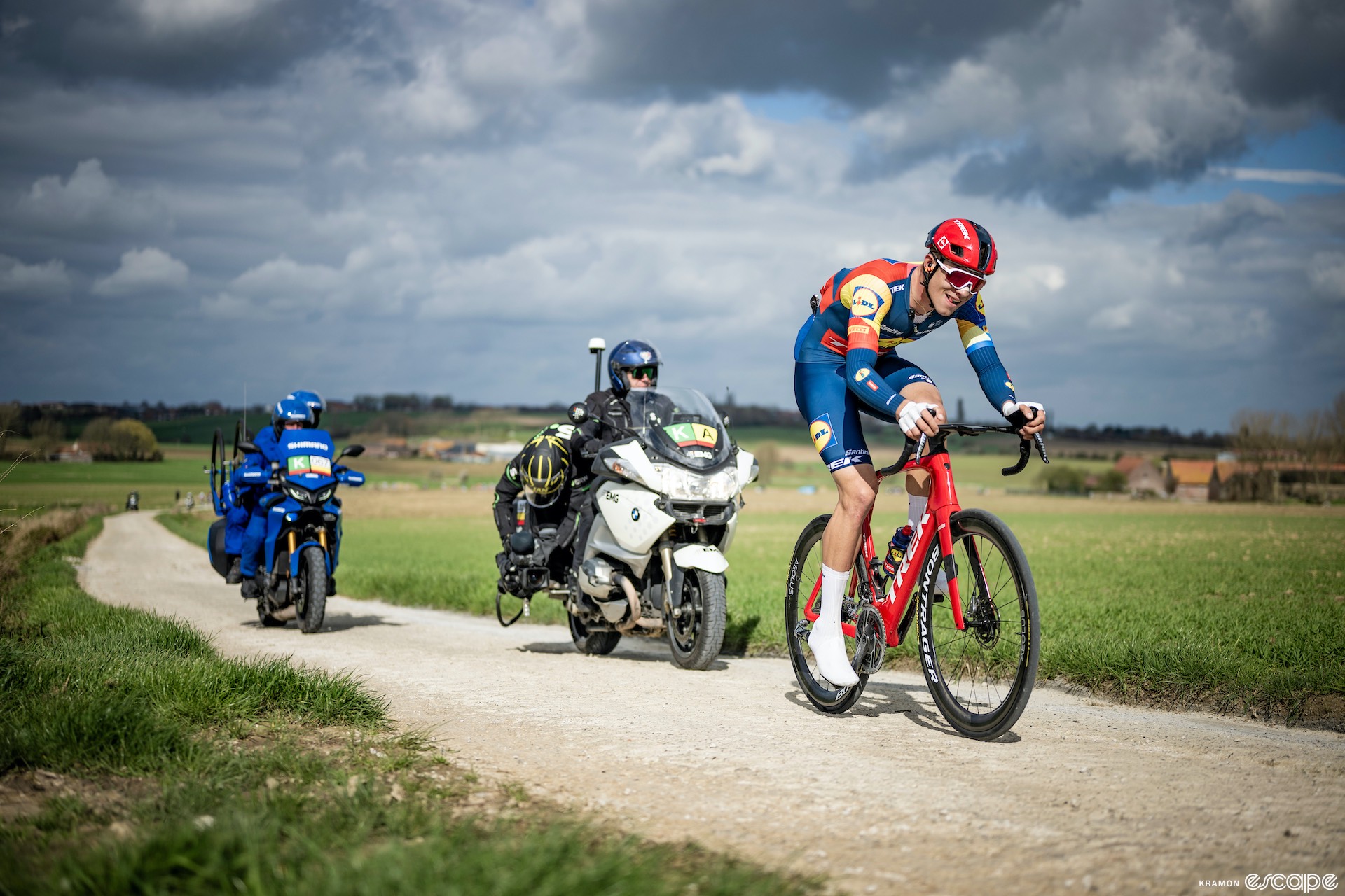 Jonathan Milan at Gent-Wevelgem.