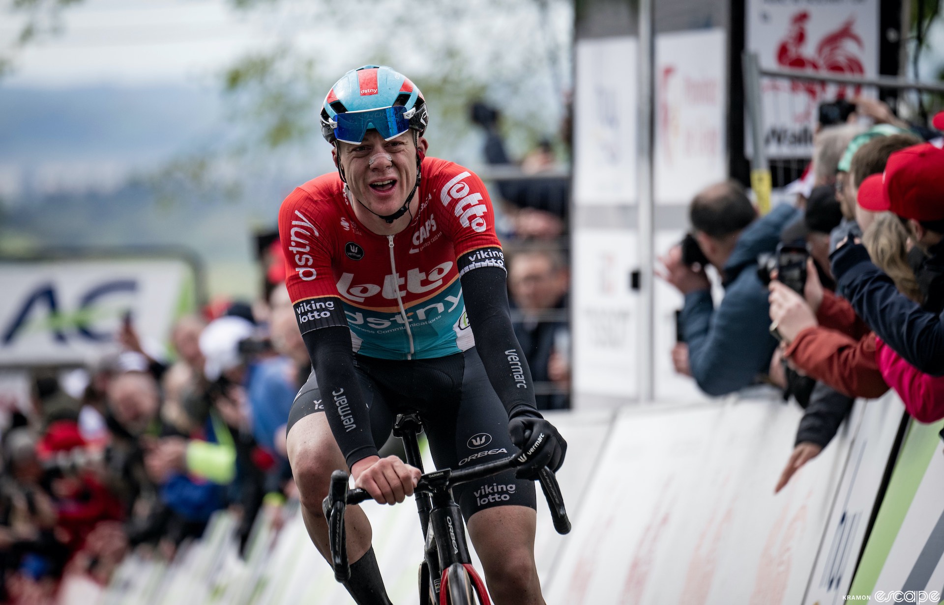 Maxim Van Gils at La Flèche Wallonne.