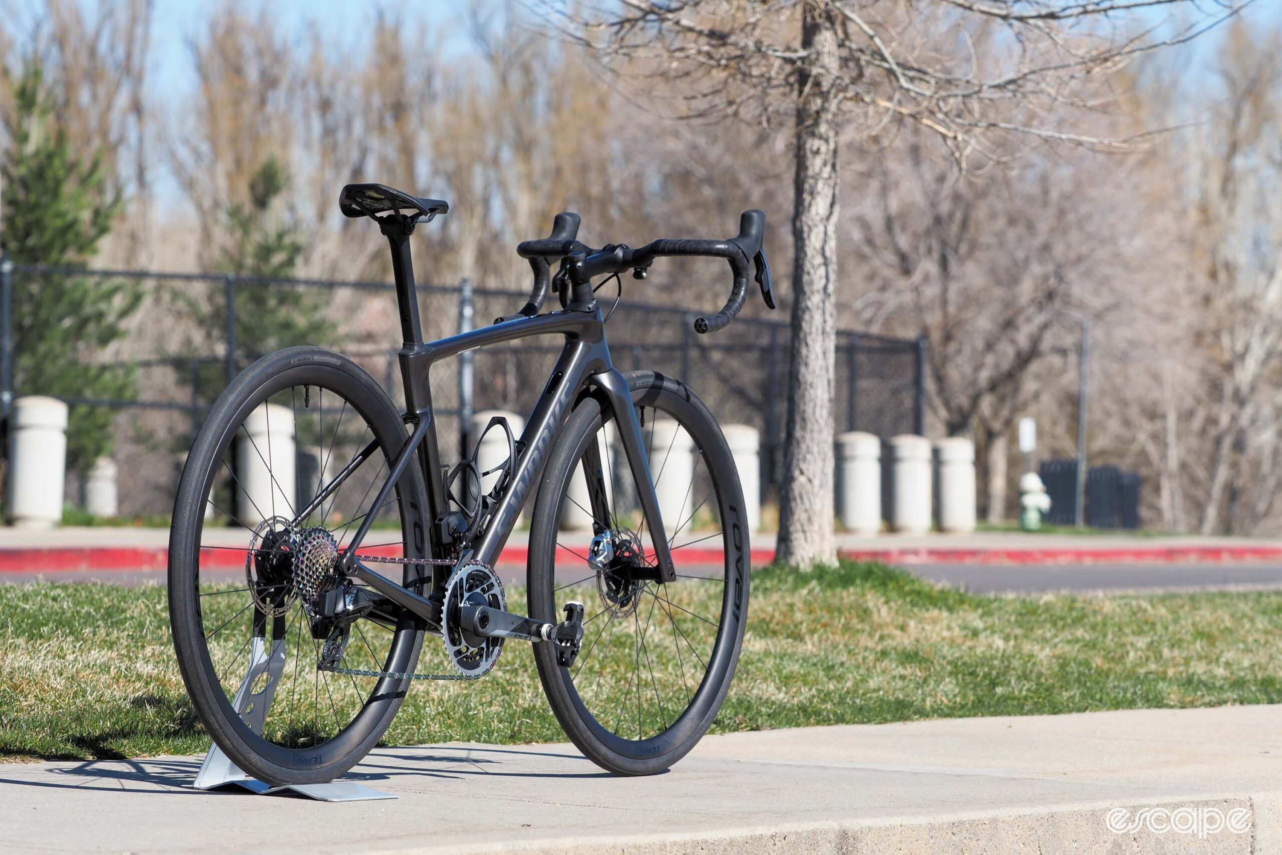 2024 Specialized S-Works Roubaix SL8 rear three-quarter view