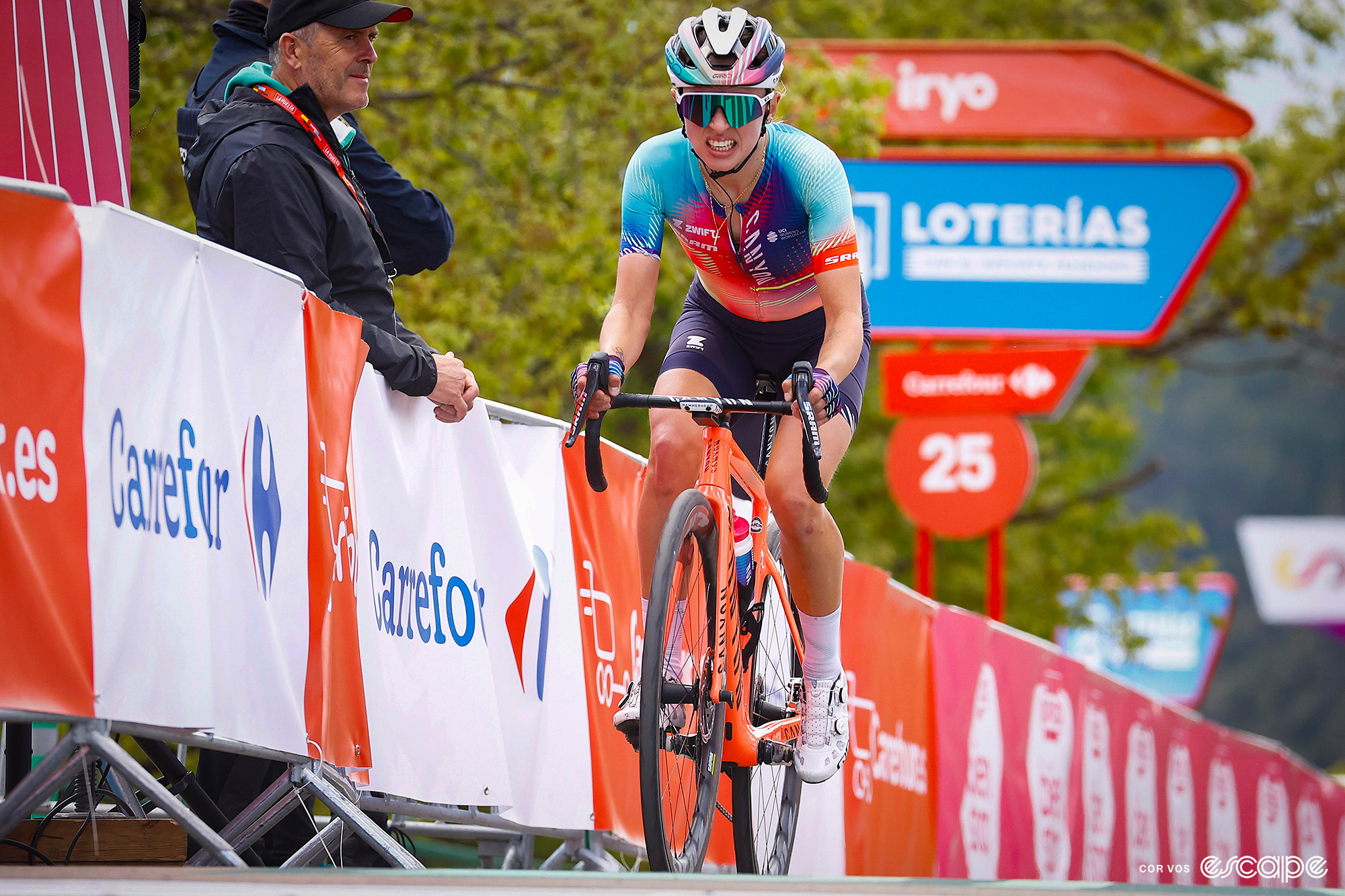 Kasia Niewiadoma at La Vuelta Femenina 2024.