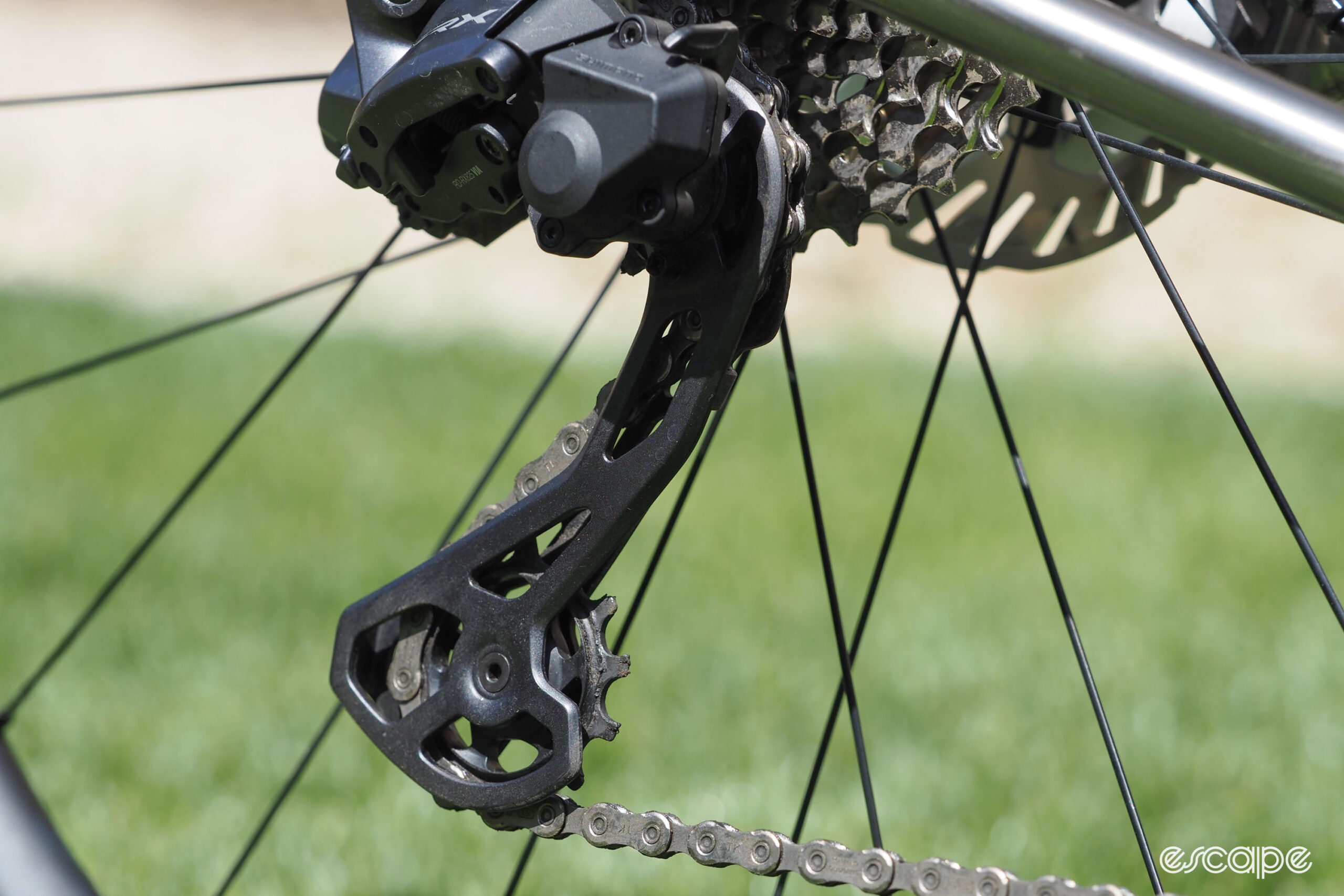 Shimano GRX Di2 RX825 rear derailleur cage