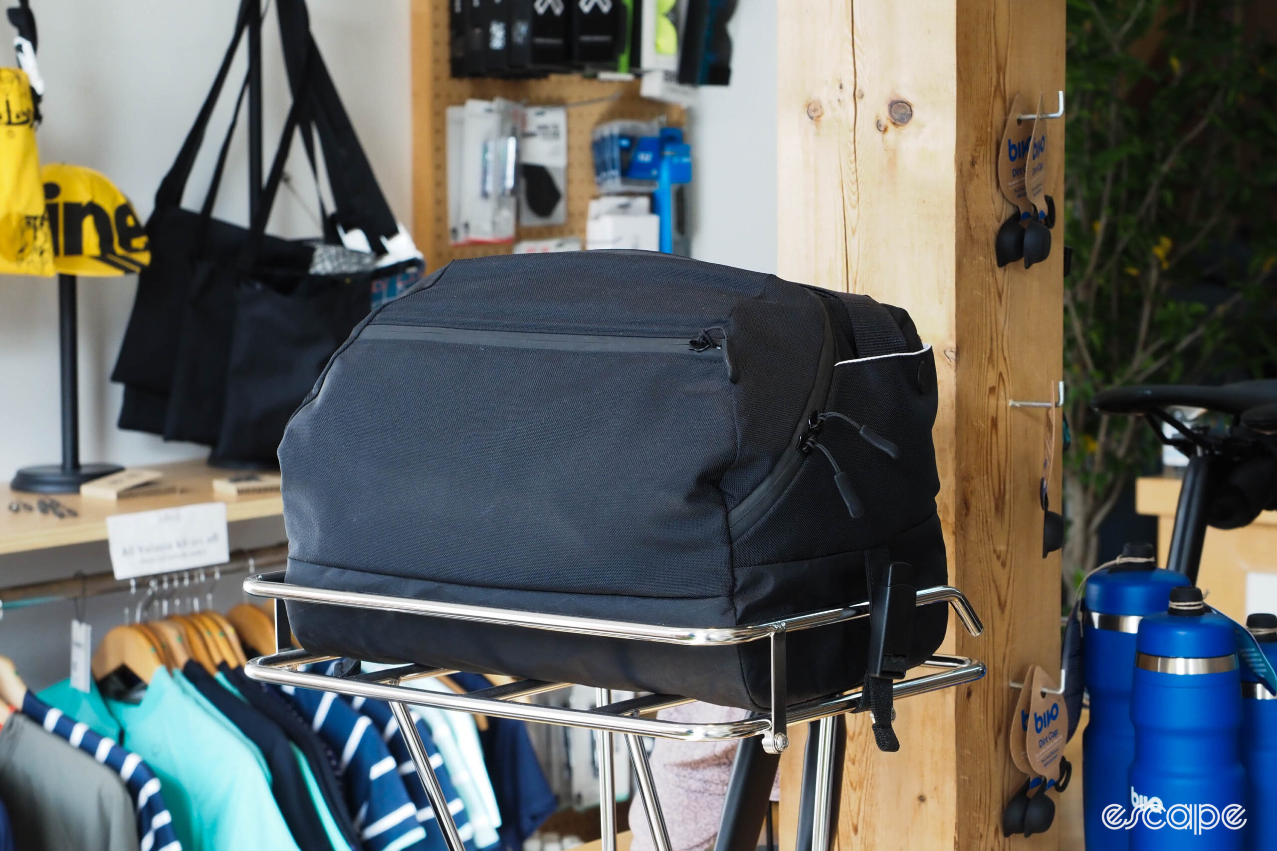 Velocolour rack top bag