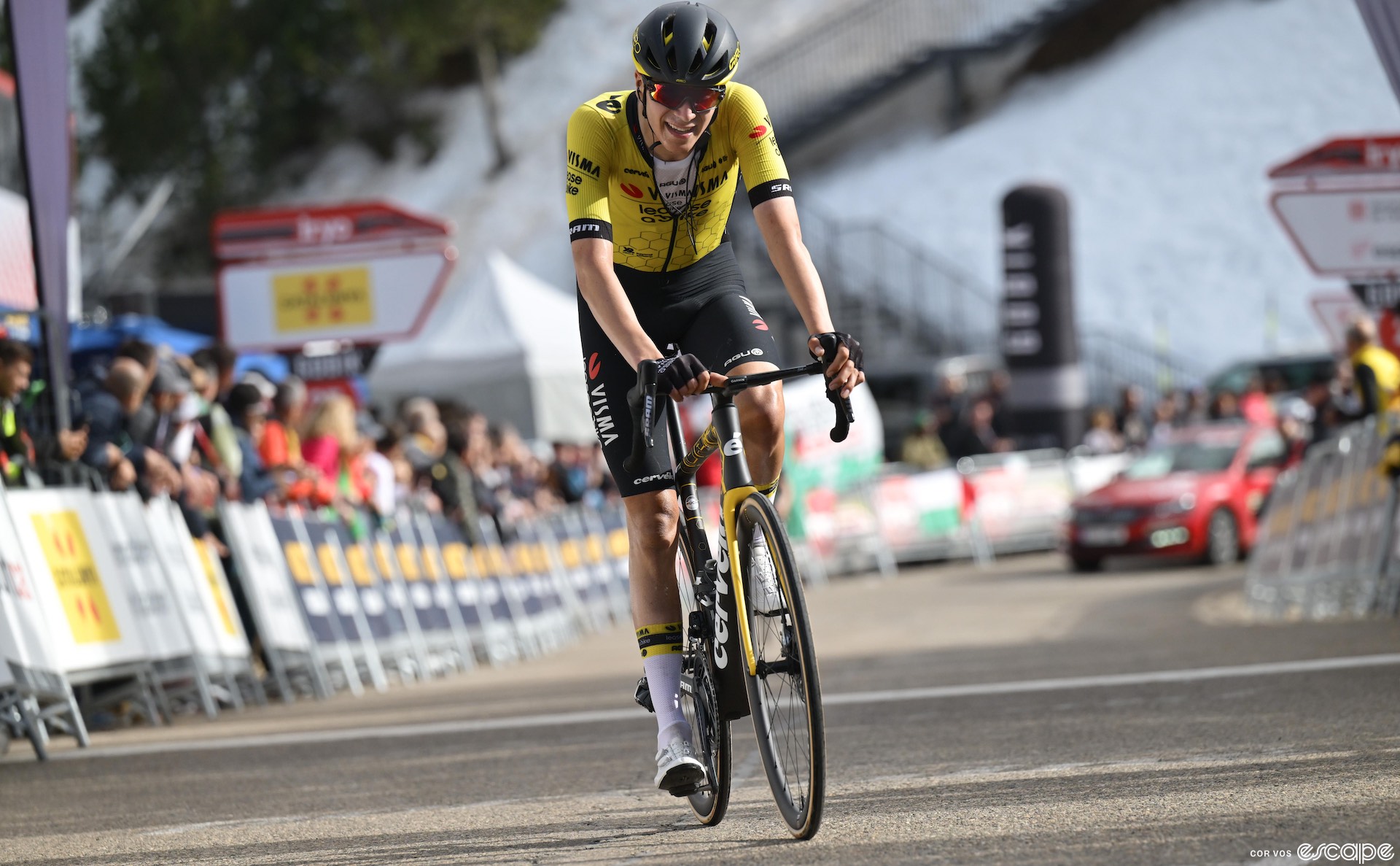 Cian Uijtdebroeks at the Volta a Catalunya.