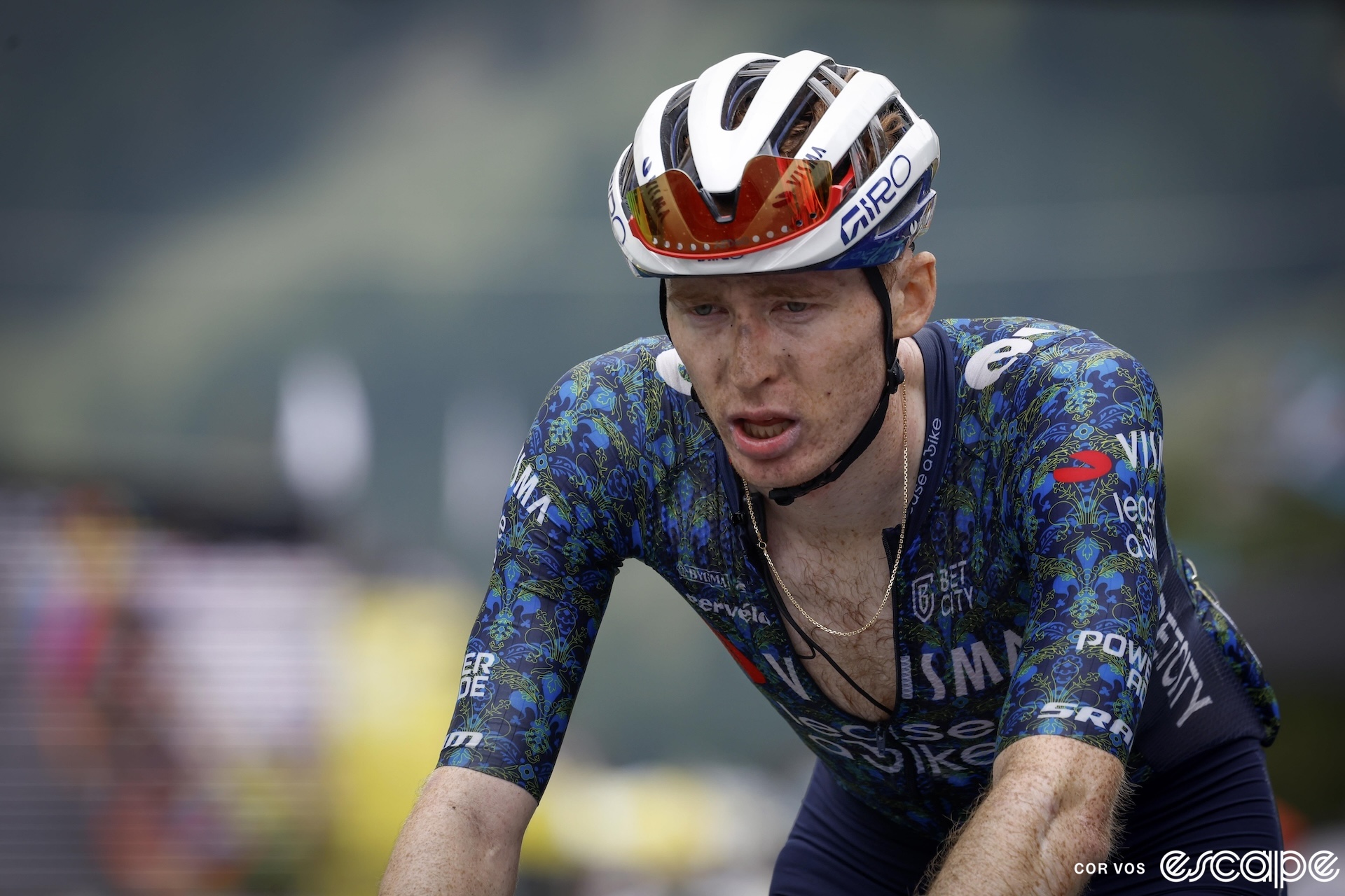 Matteo Jorgenson at the Tour de France.