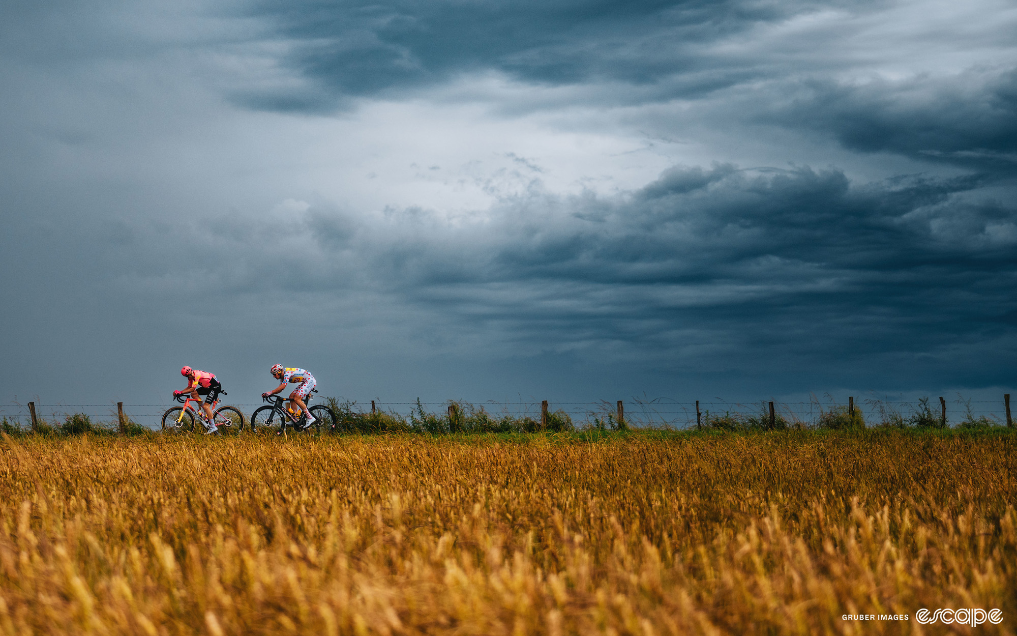 Jonas Abrahamsen on stage 8 of the Tour de France 2024.