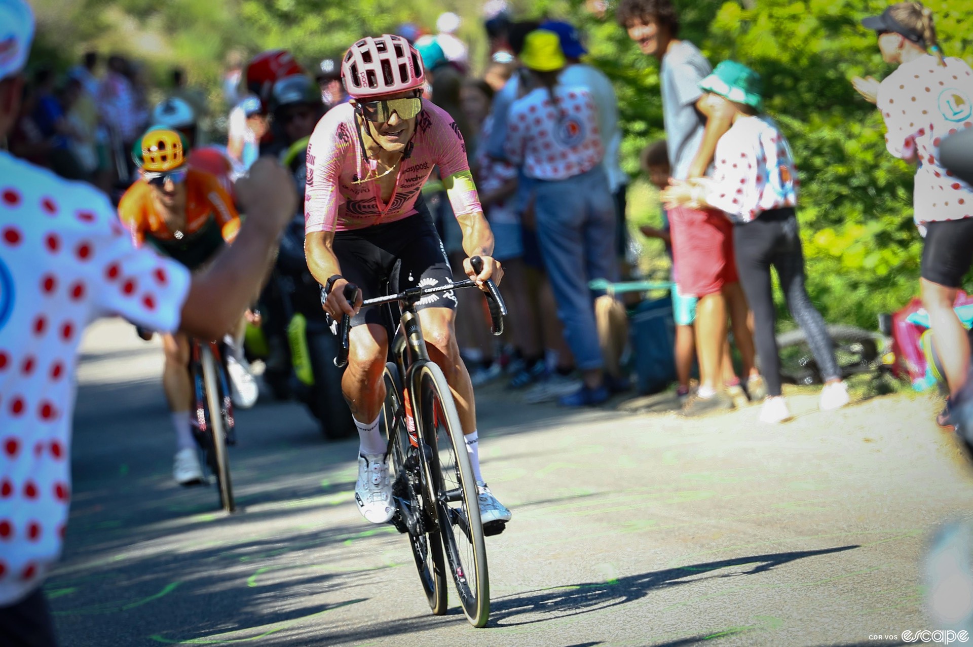 Richard Carapaz on stage 17 of the Tour de France.