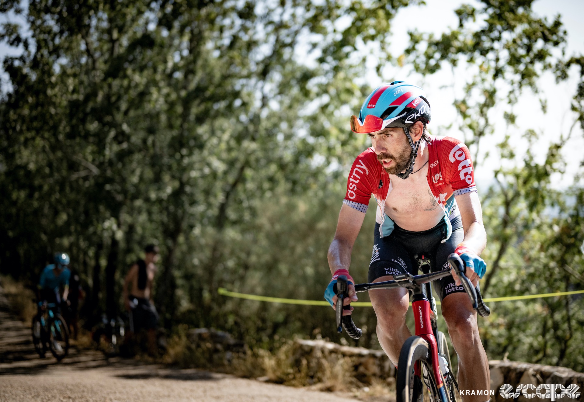 Thomas De Gendt at the Vuelta a España.