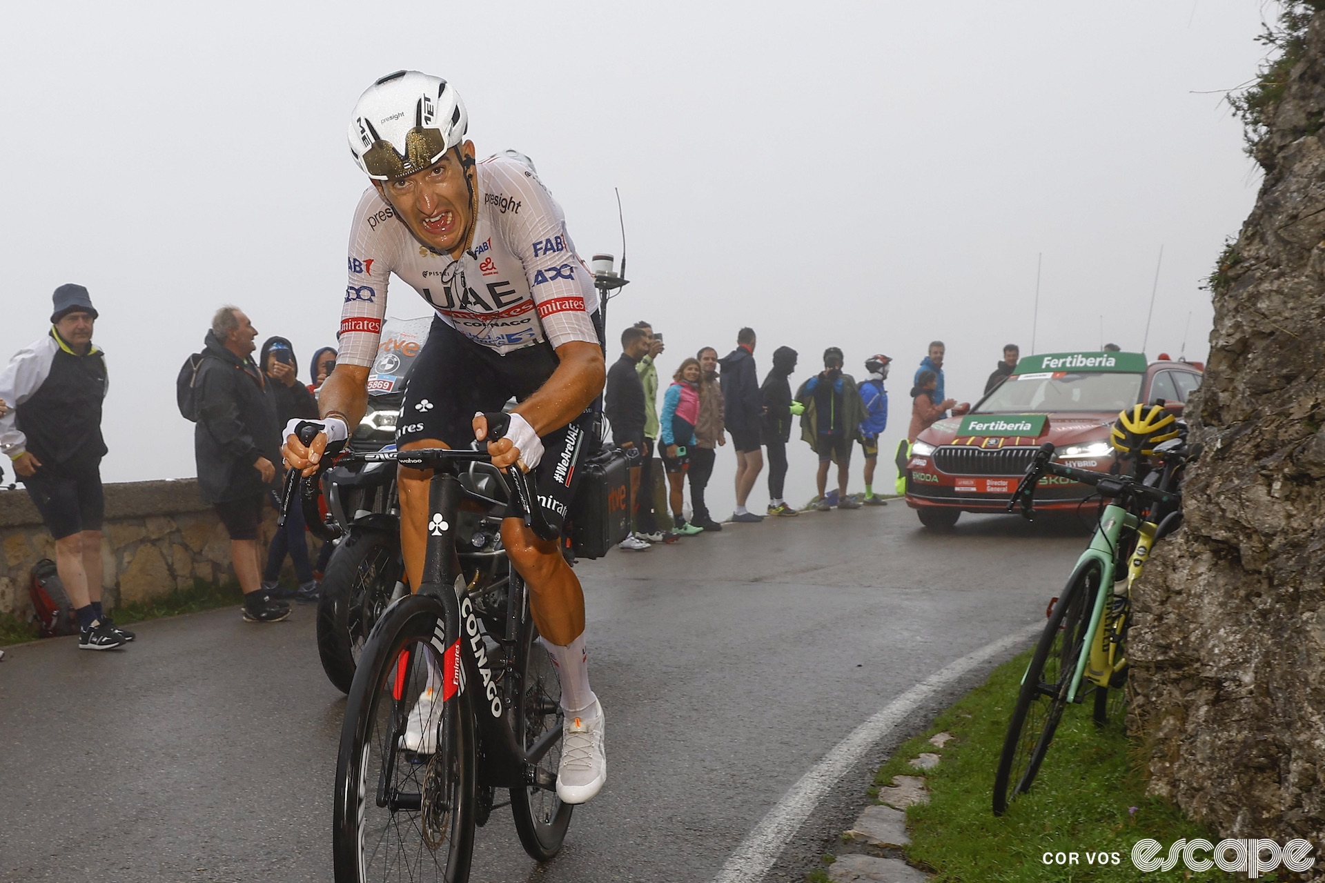 Marc Soler on stage 16 of the Vuelta a España.