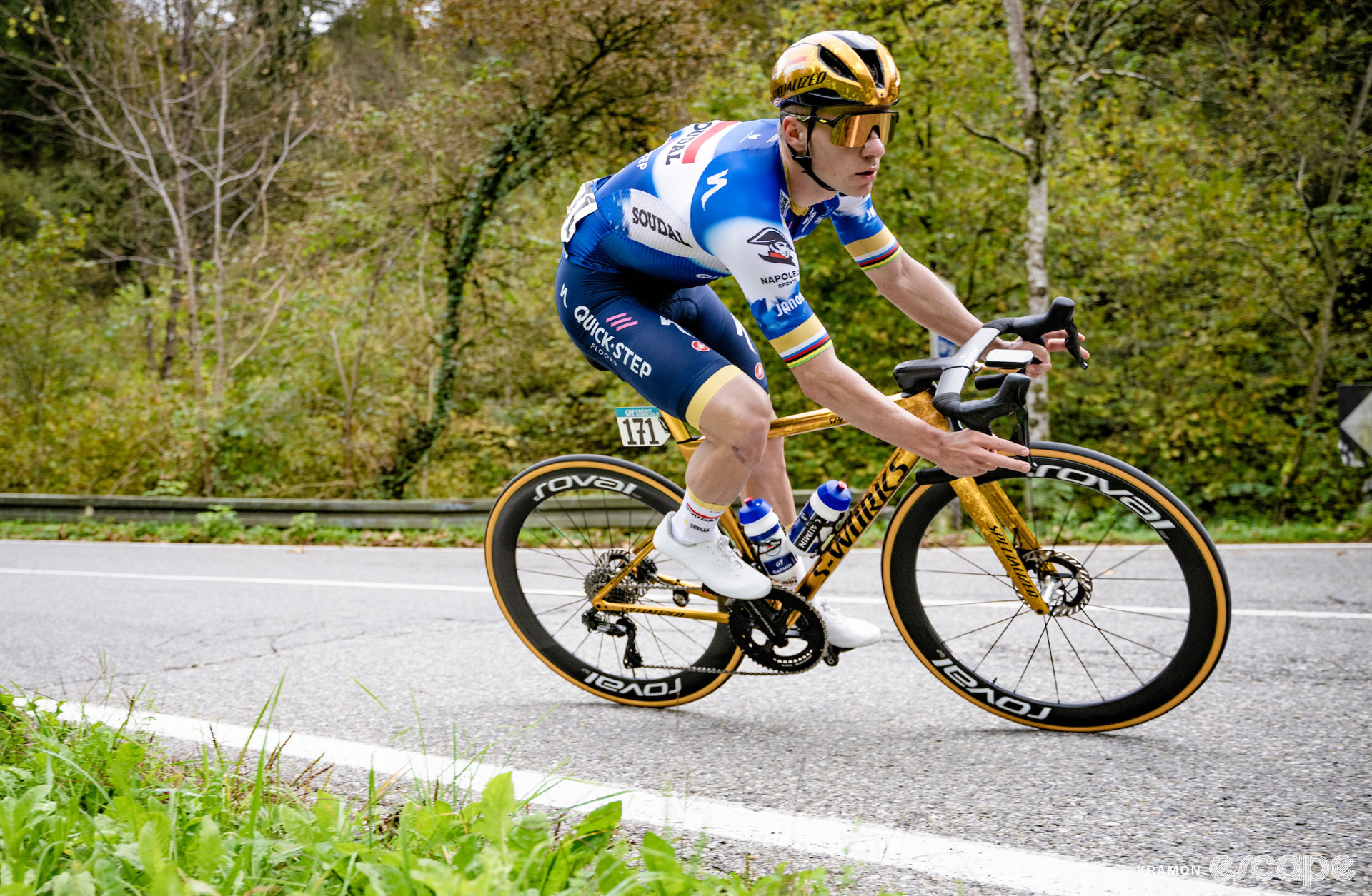 Remco Evenepoel at Il Lombardia.