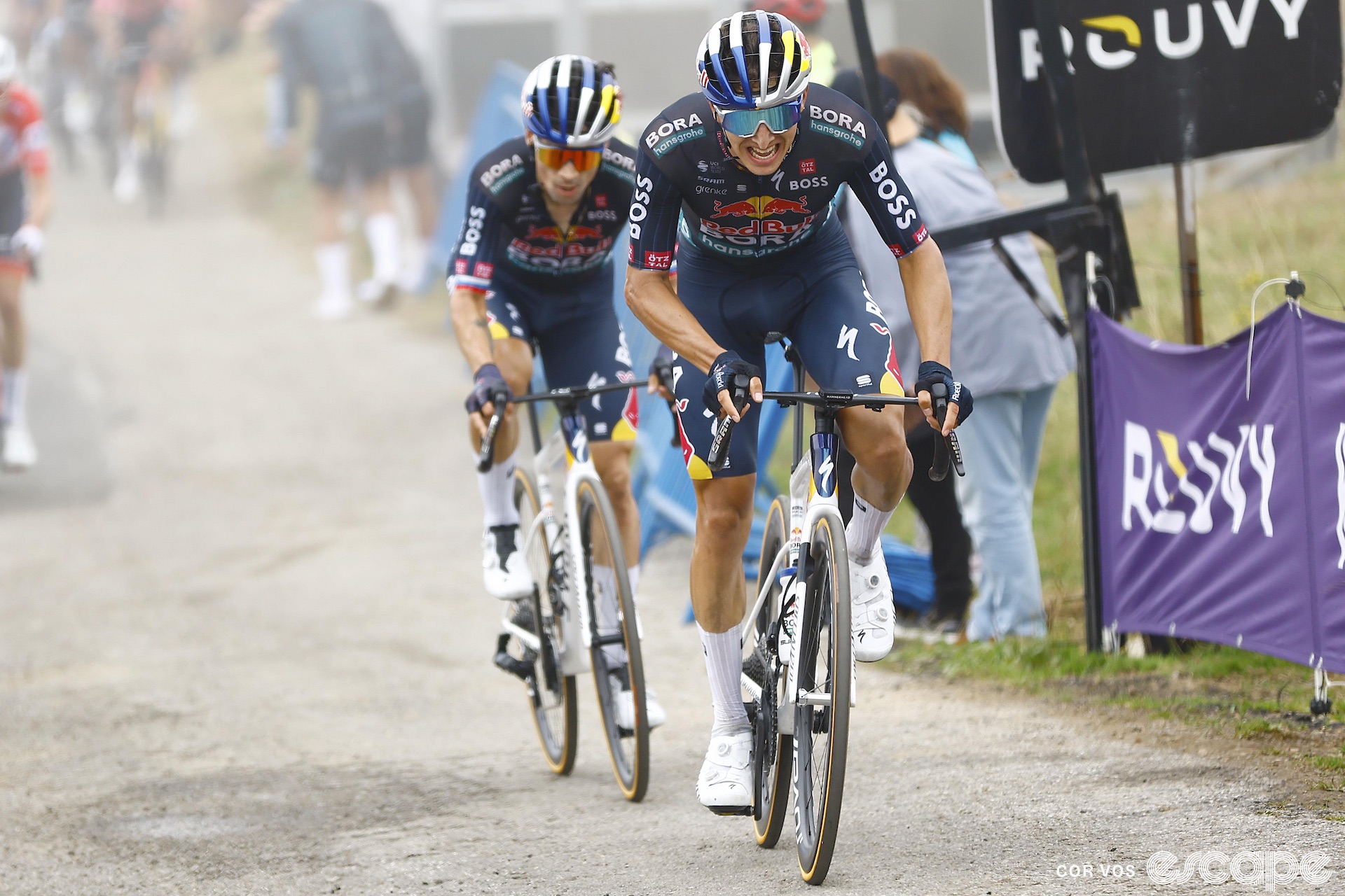 Florian Lipowitz at the Vuelta a España.