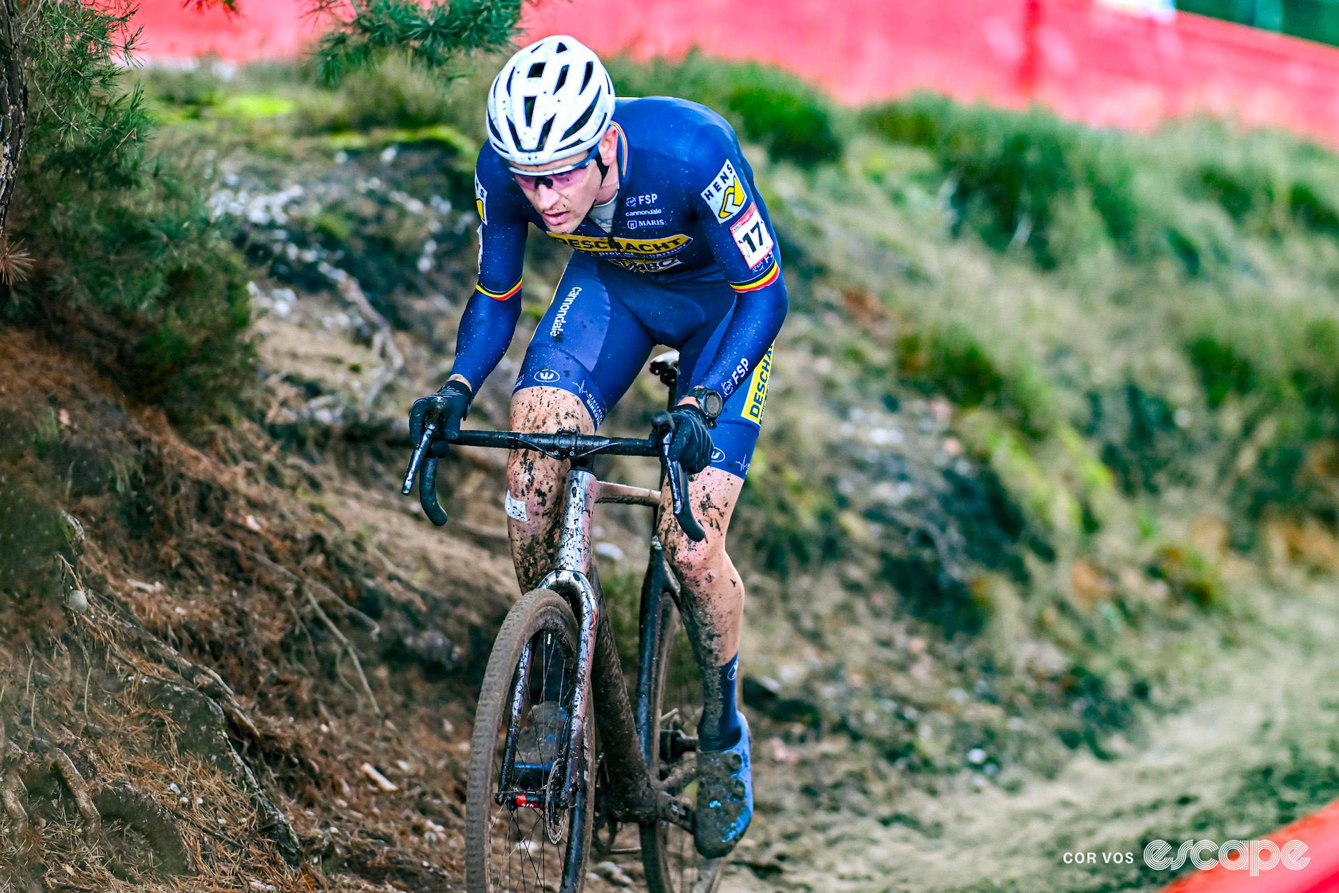 Toon Aerts during cyclocross World Cup Zonhoven.