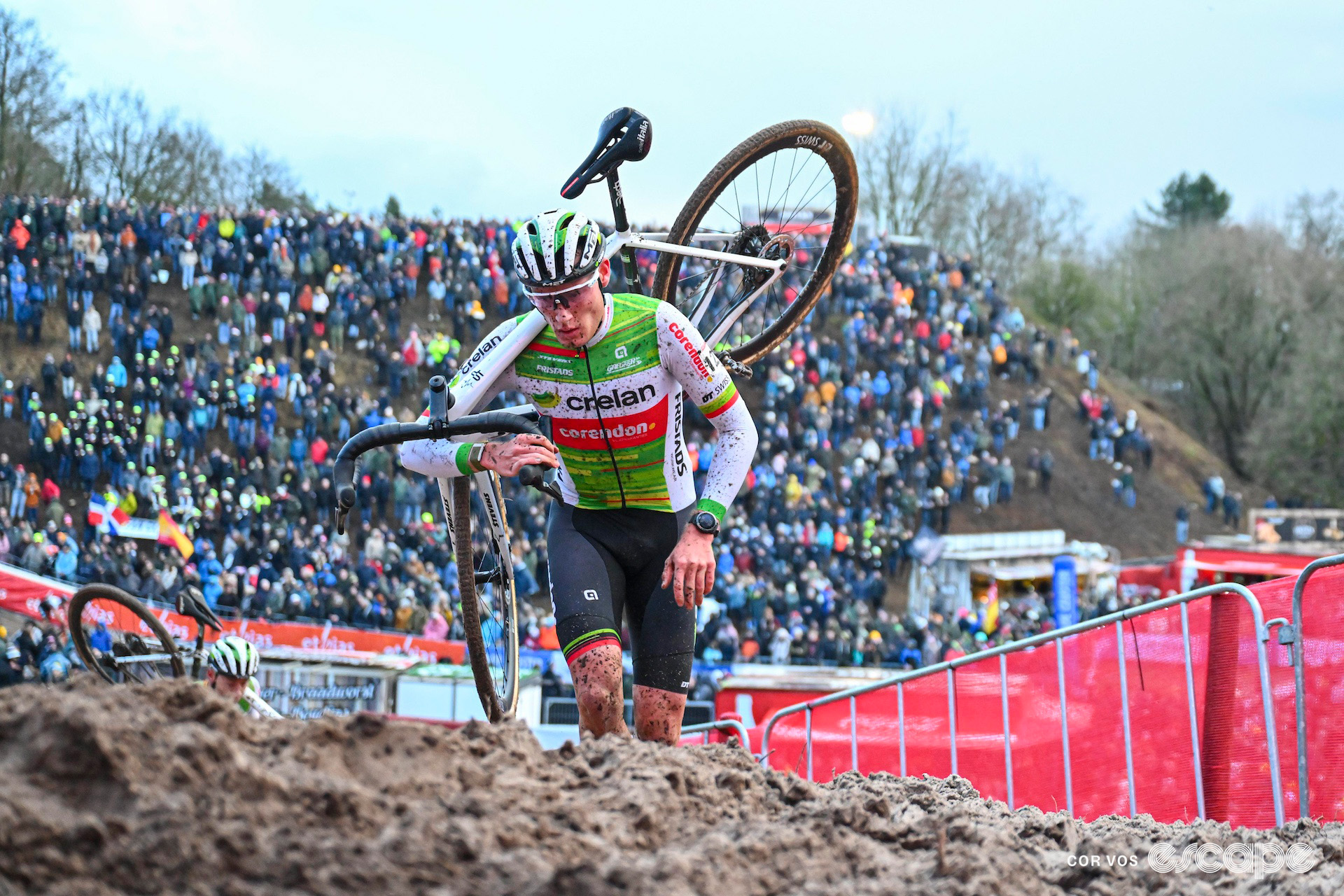 Joran Wyseure during cyclocross World Cup Zonhoven.