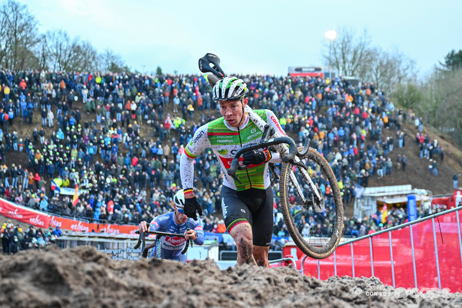 Laurens Sweeck during cyclocross World Cup Zonhoven.