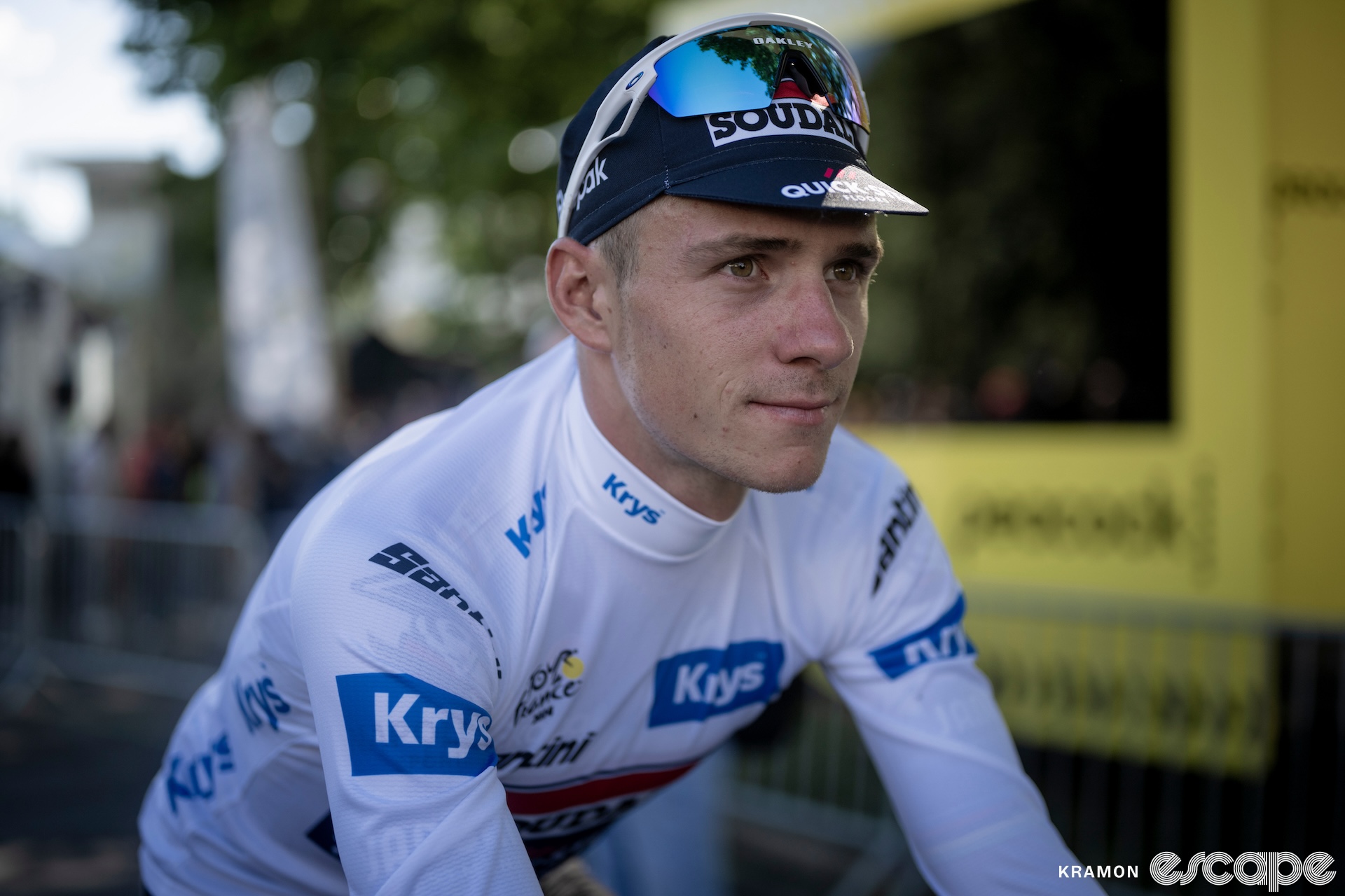 Remco Evenepoel at the Tour de France.