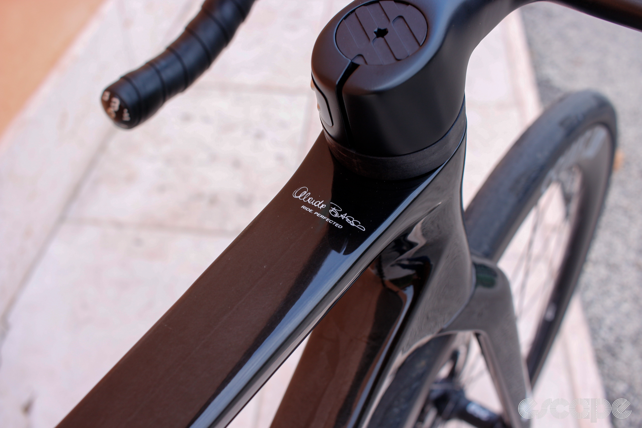 Basso SV headset with alcide basso's signature