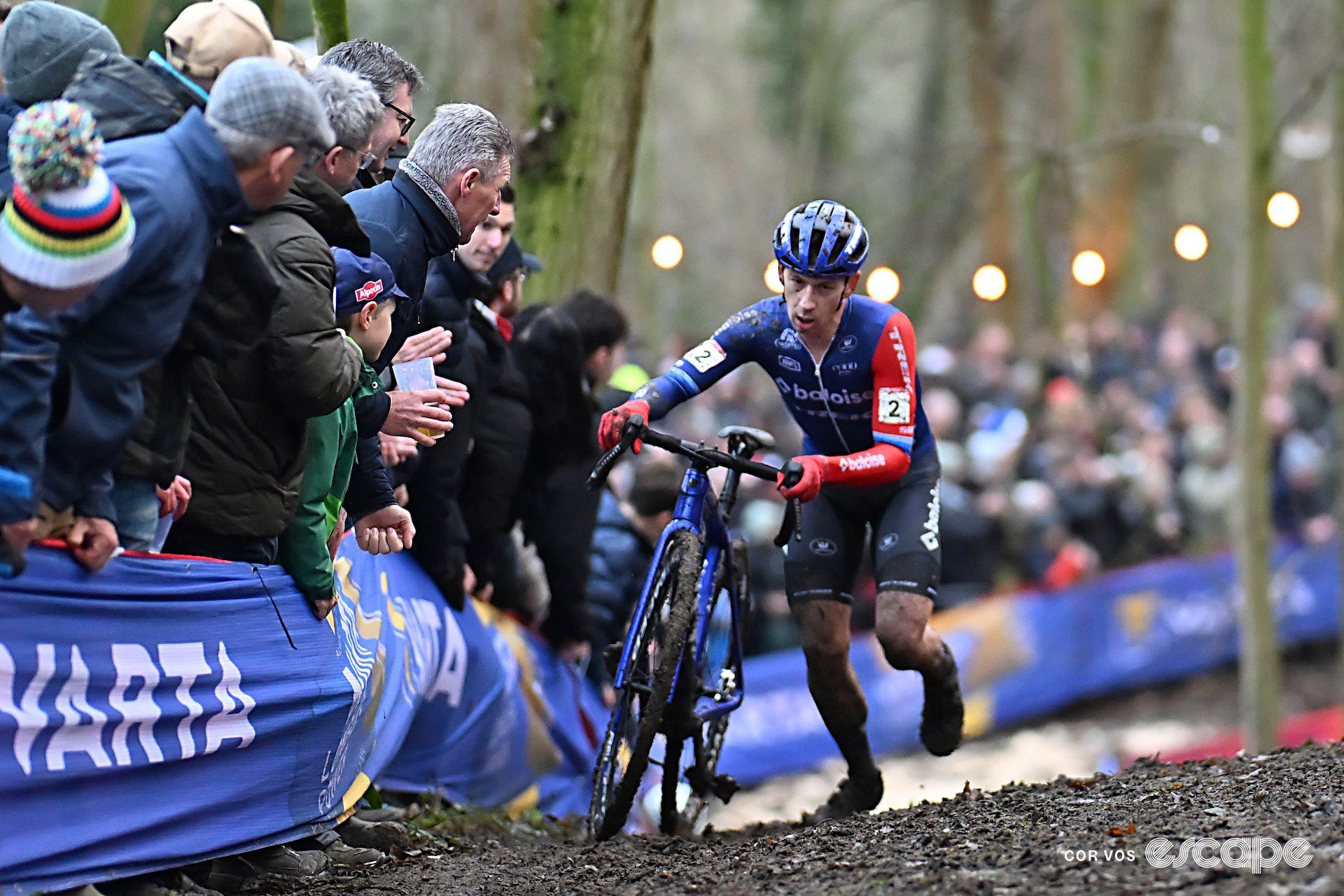 Lars van der Haar during World Cup Gavere.