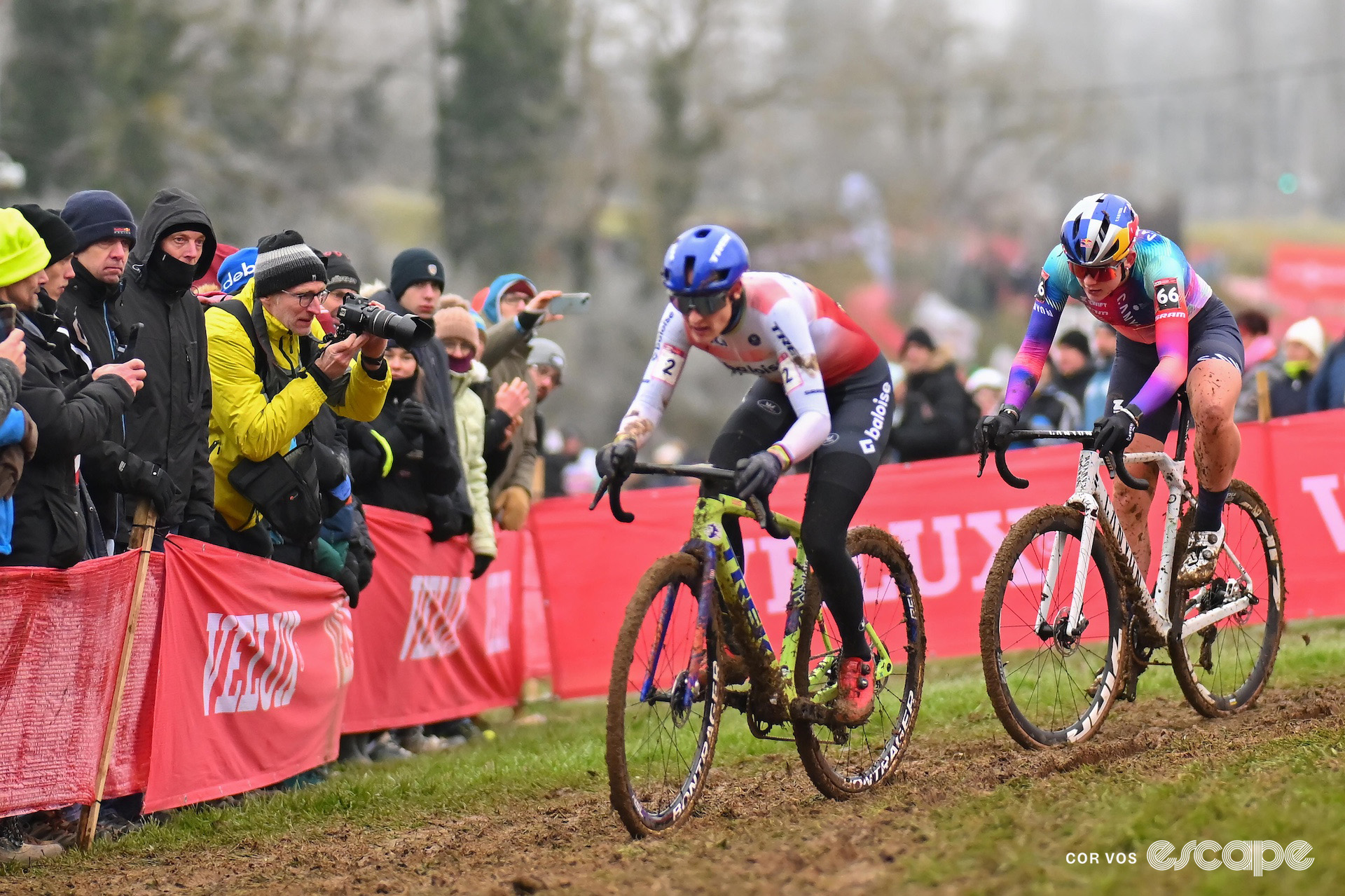 Lucinda Brand and Zoe Backstedt during World Cup Besançon.