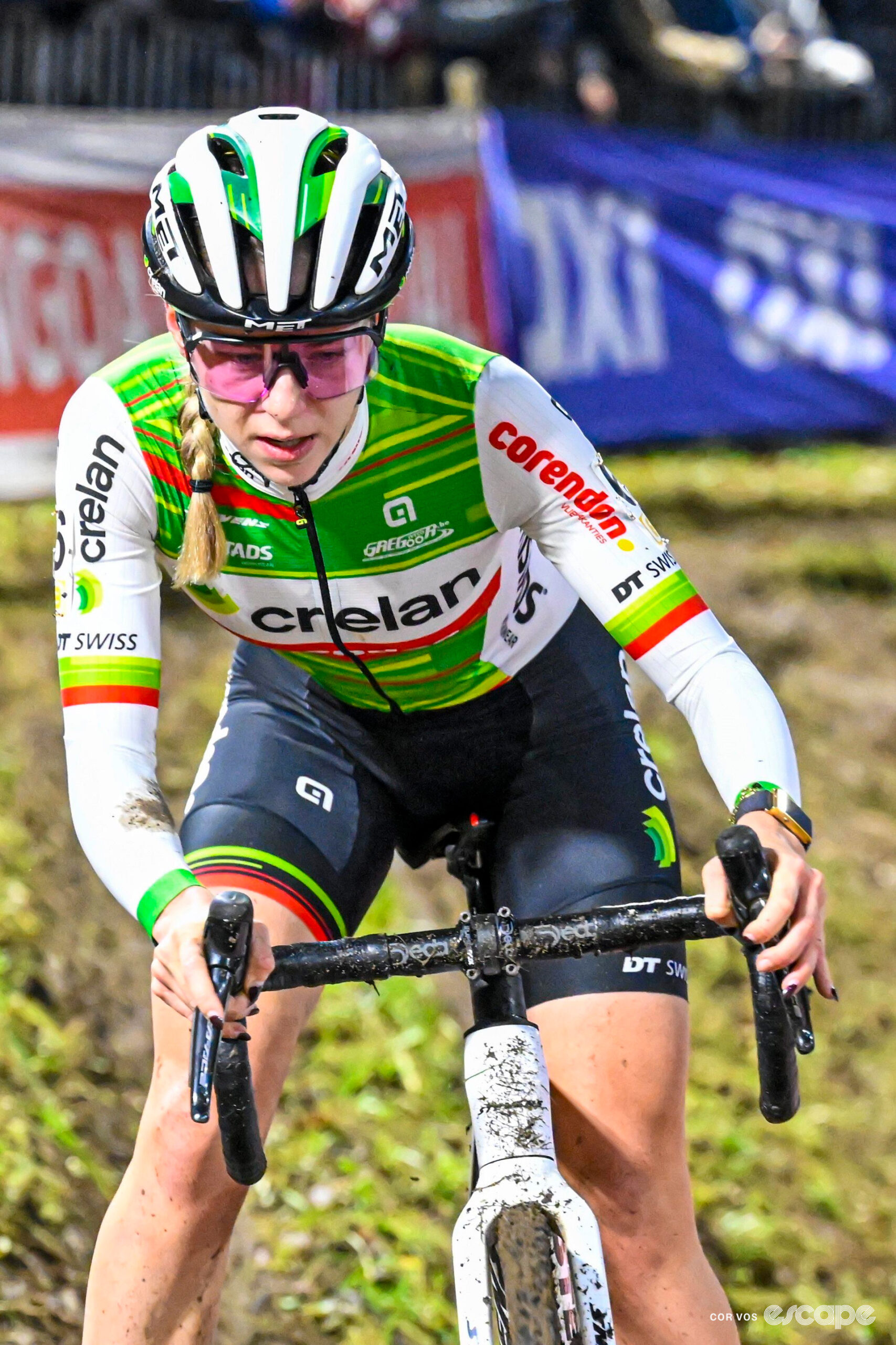 Inge van der Heijden during Superprestige Diegem.