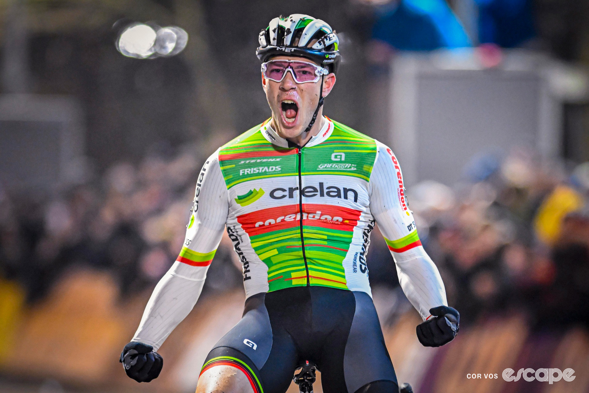 Laurens Sweeck winning Superprestige Diegem.