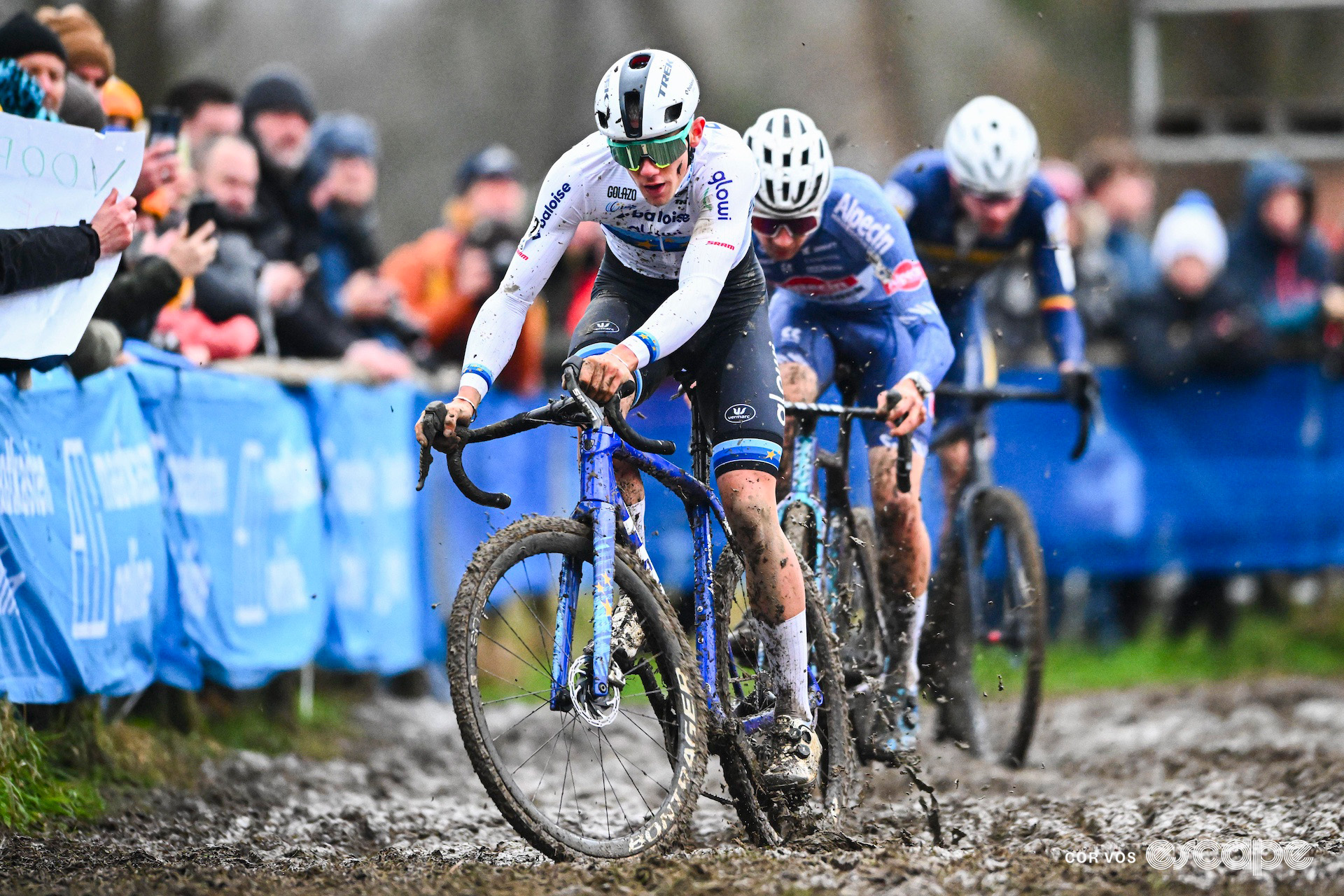 Thibau Nys in the chase during GP Sven Nys.