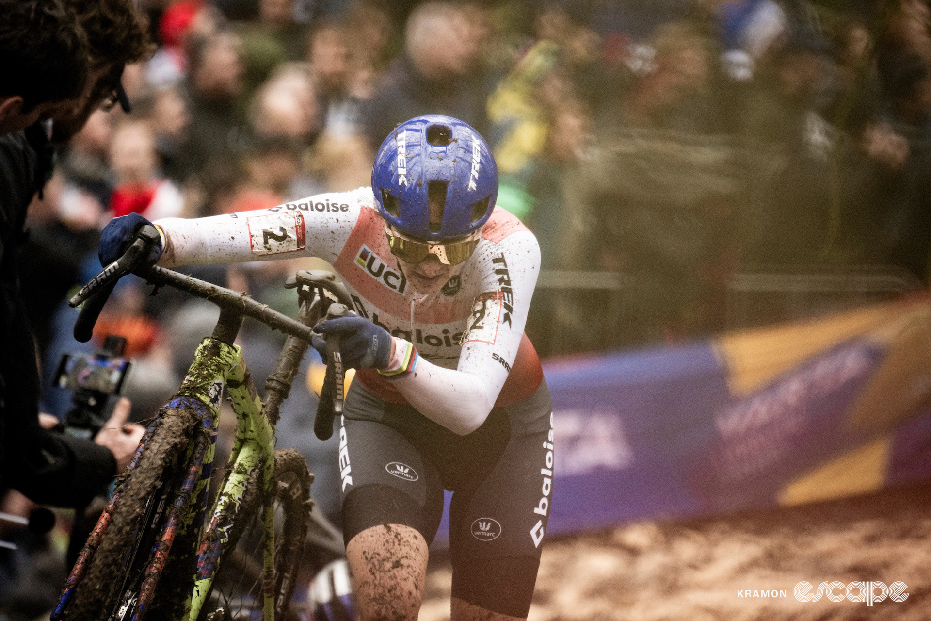 Lucinda Brand during World Cup Gavere.