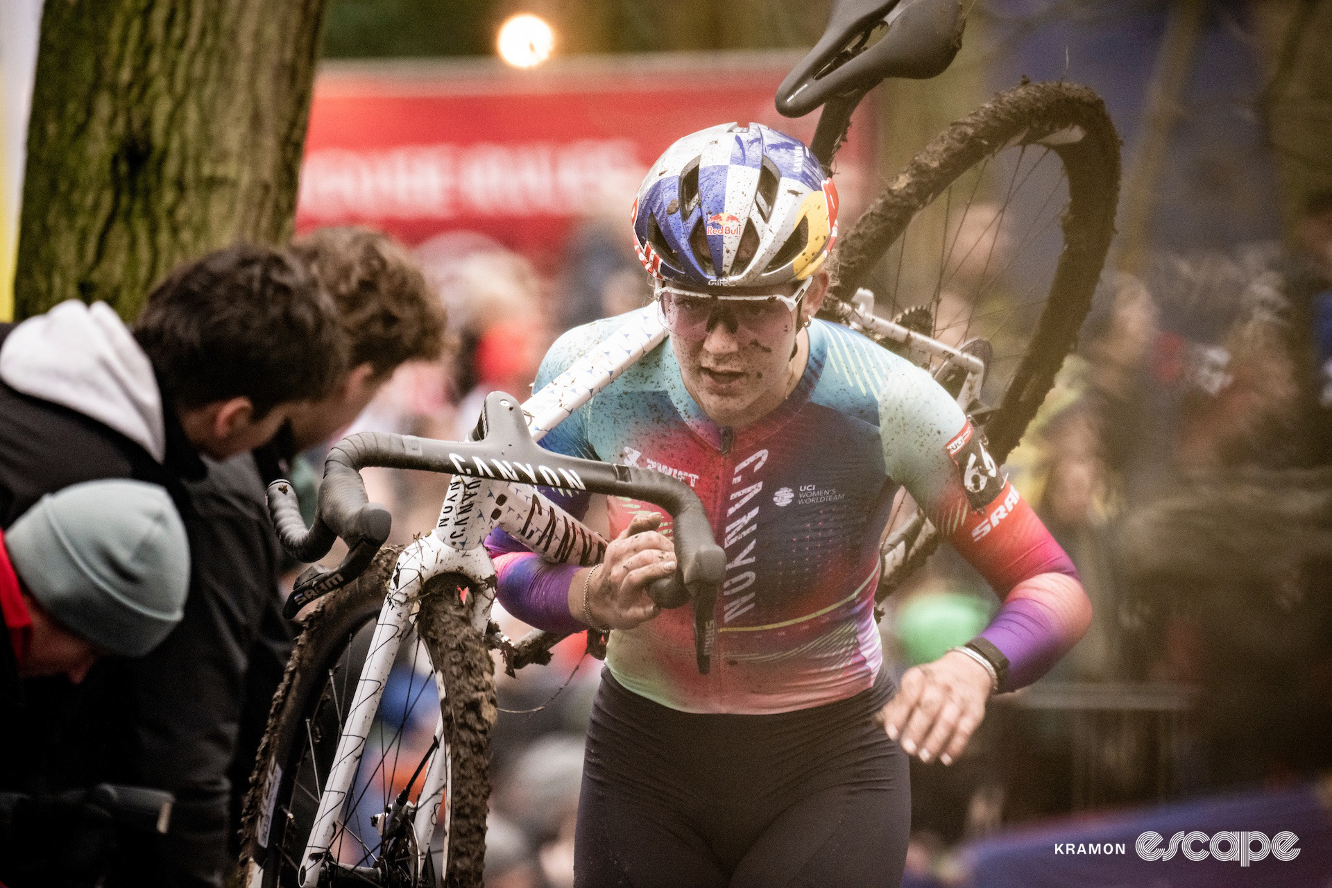 Zoe Backstedt during World Cup Gavere.