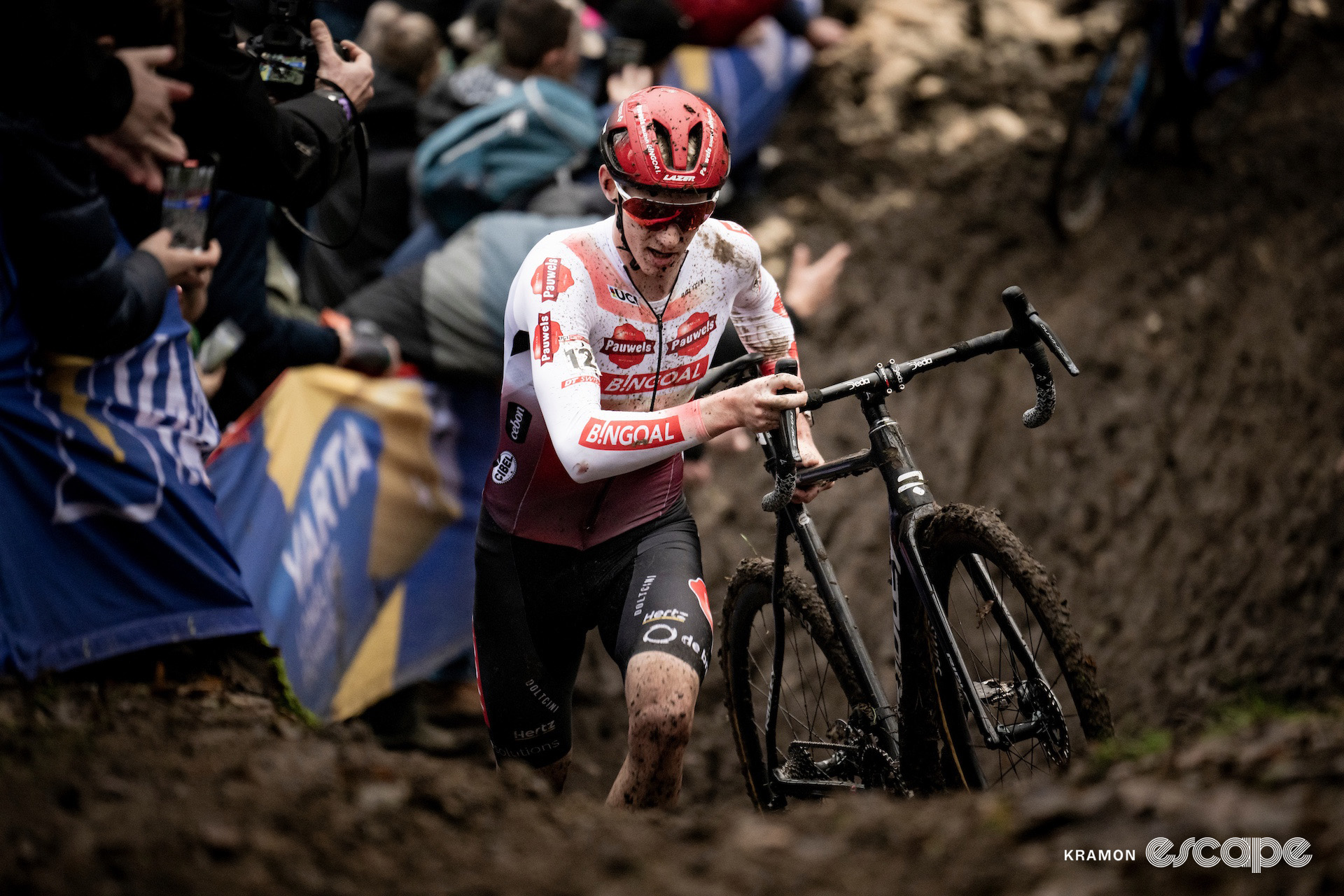 Michael Vanthourenhout during World Cup Gavere.