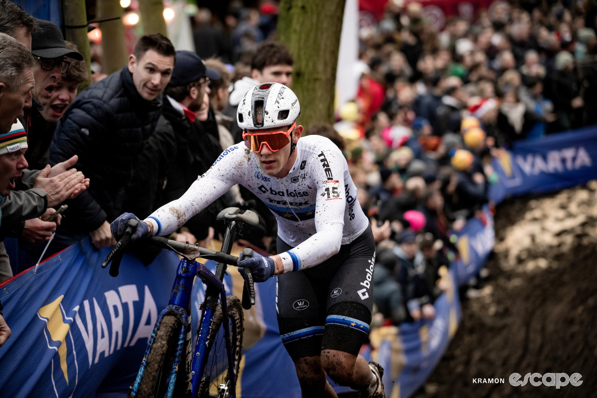 Thibau Nys during World Cup Gavere.