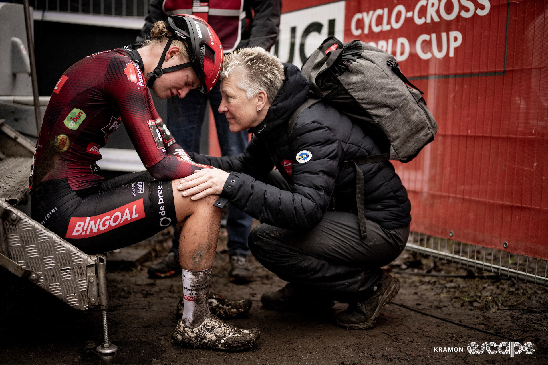 Léonie Bentveld after World Cup Gavere.