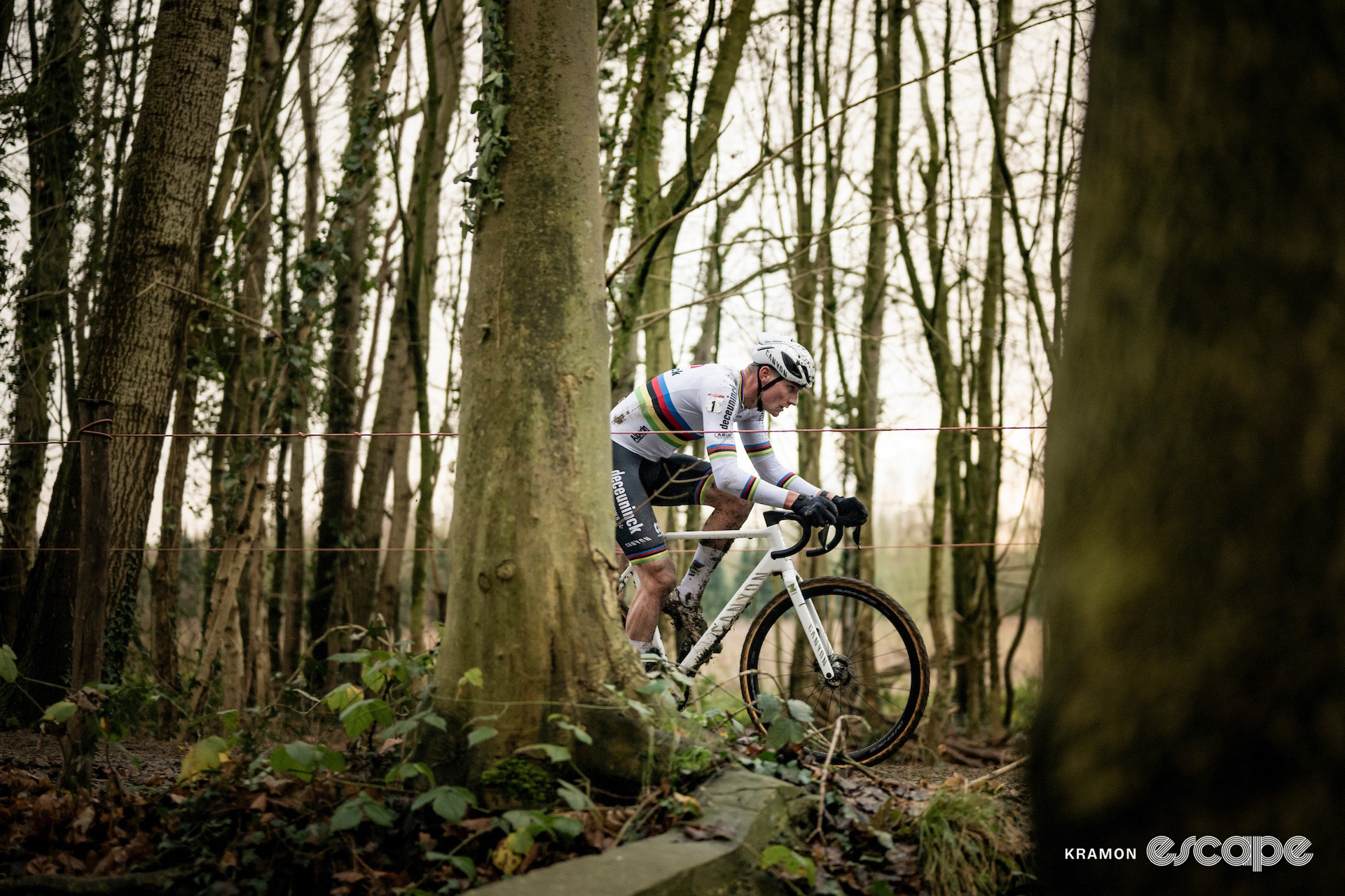 Mathieu van der Poel during World Cup Gavere.