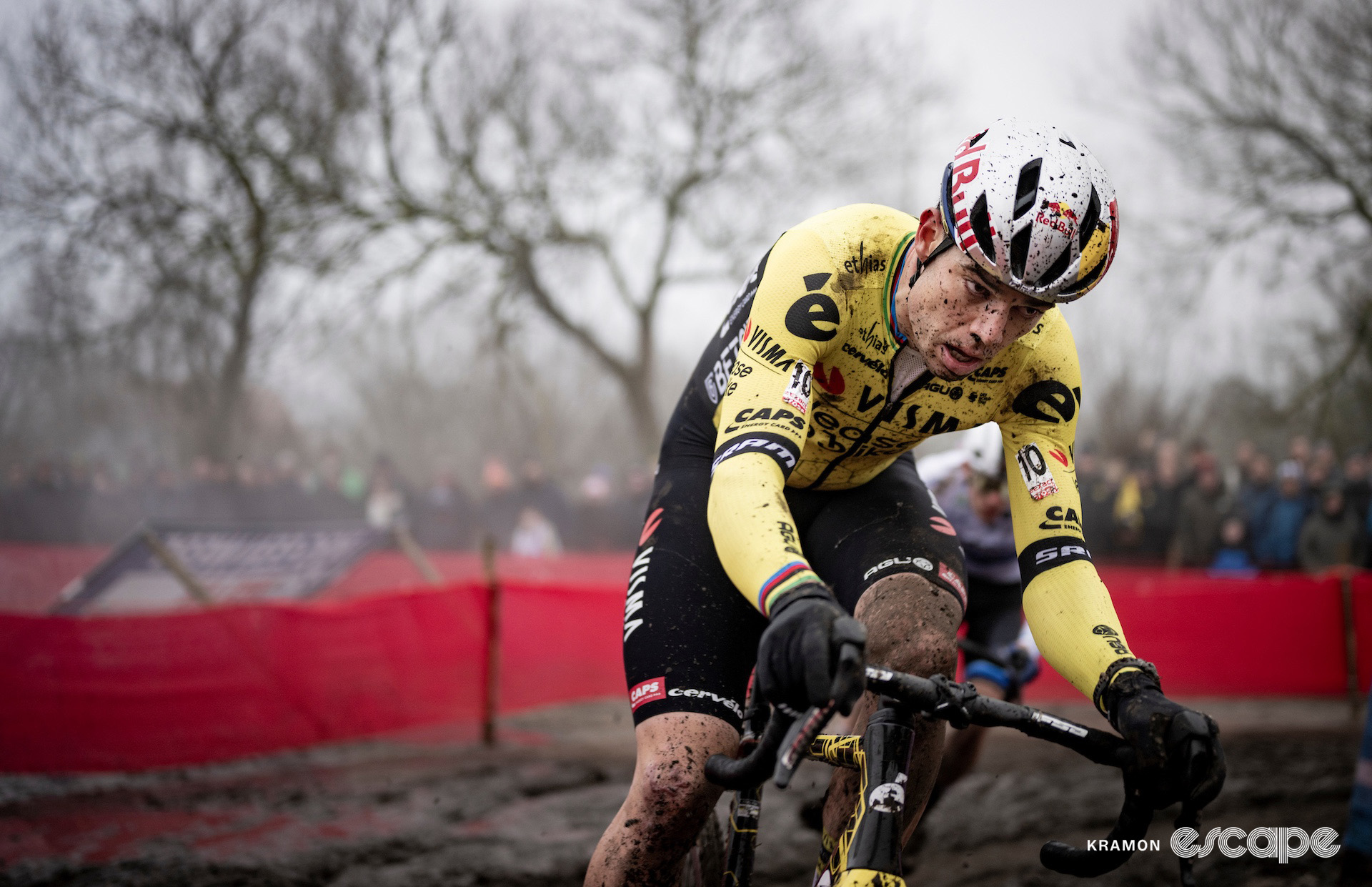 Wout van Aert during Exact Cross Loenhout.