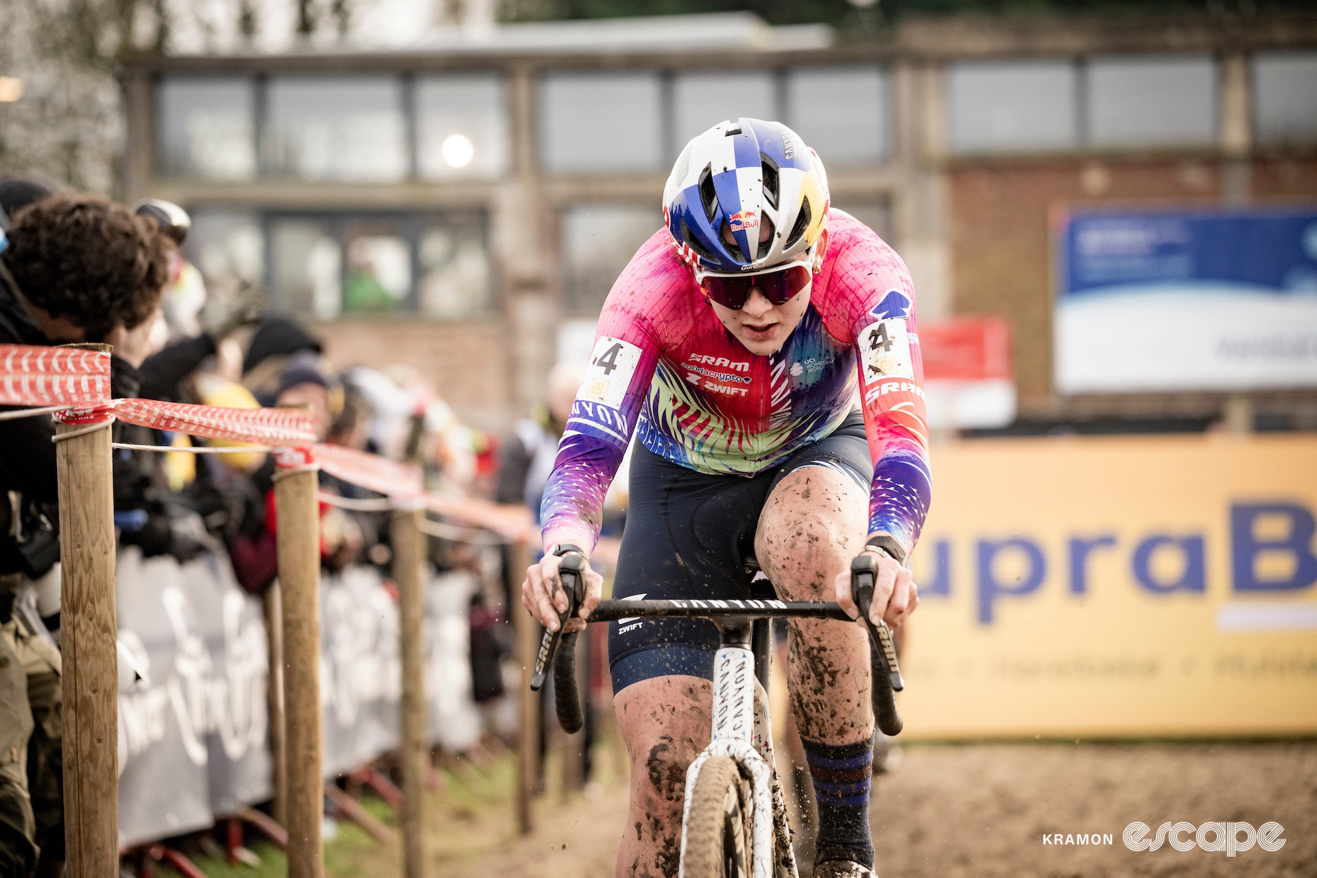 Zoe Backstedt during Superprestige Gullegem.