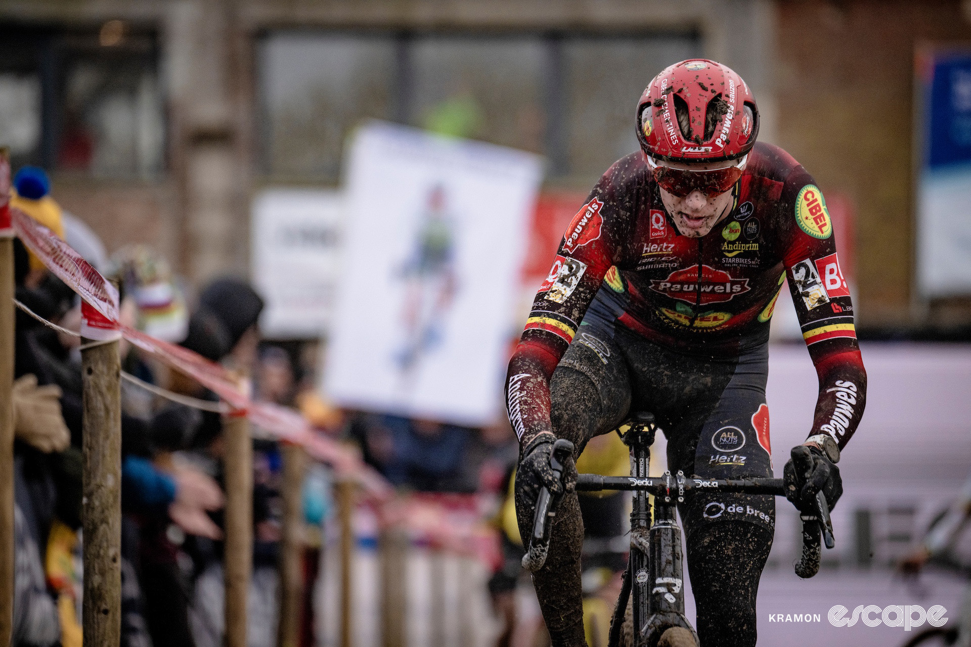 Michael Vanthourenhout during Superprestige Gullegem.