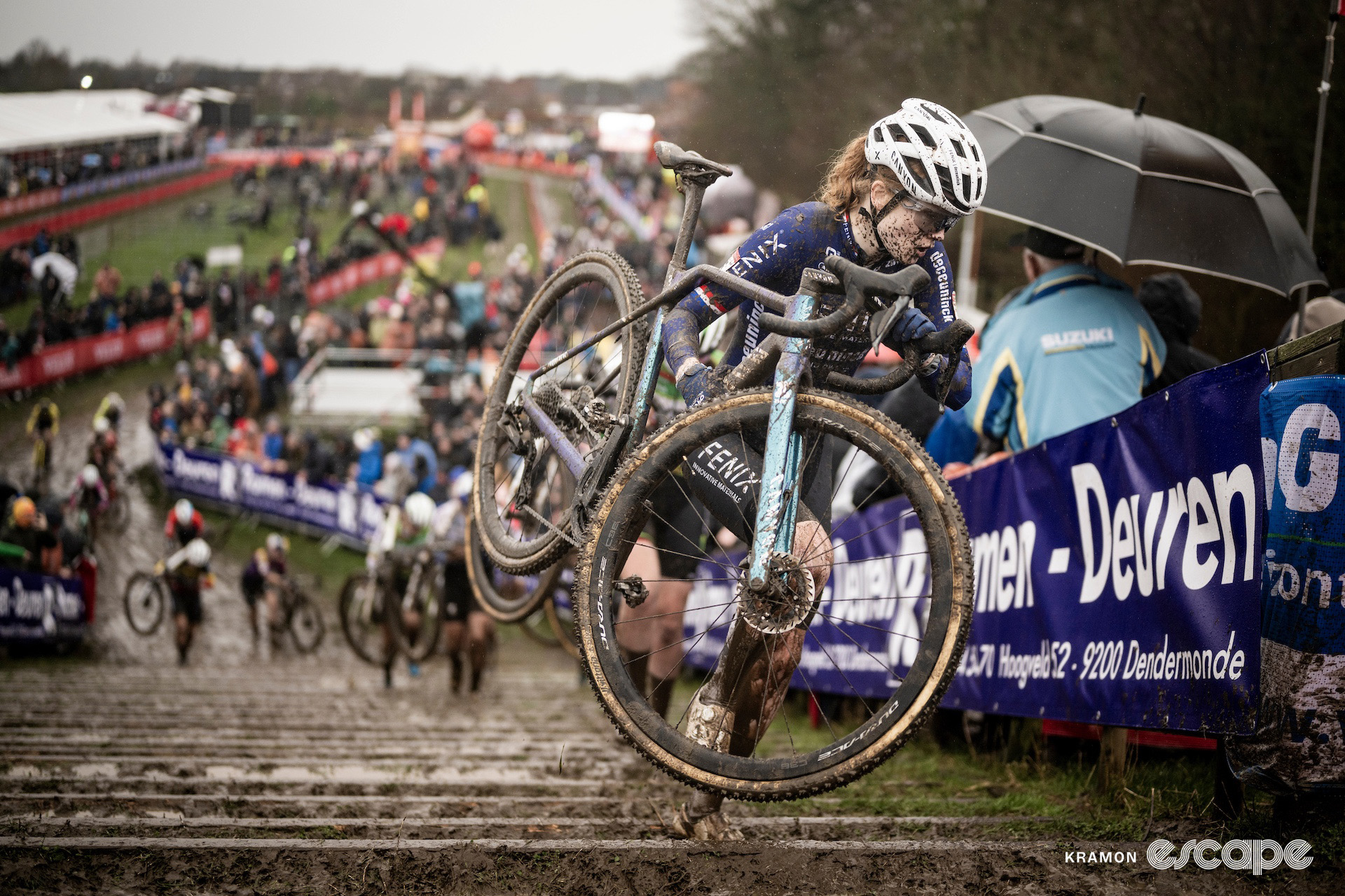 Puck Pieterse during World Cup Dendermonde.