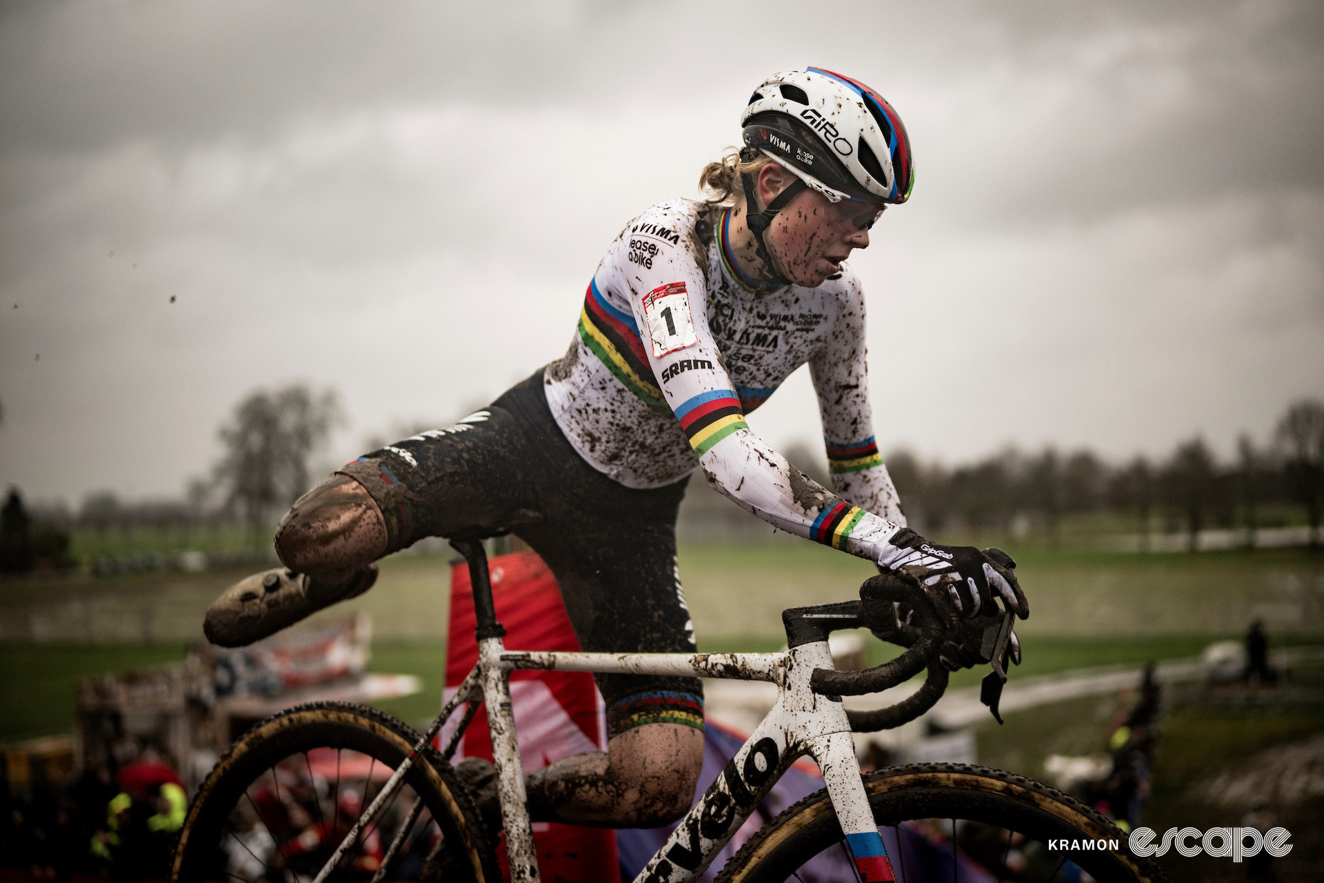 Fem van Empel during World Cup Dendermonde.