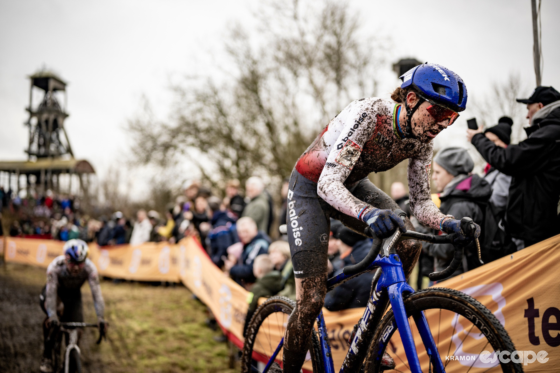 World Cup leader Lucinda Brand during cyclocross World Cup Maasmechelen.