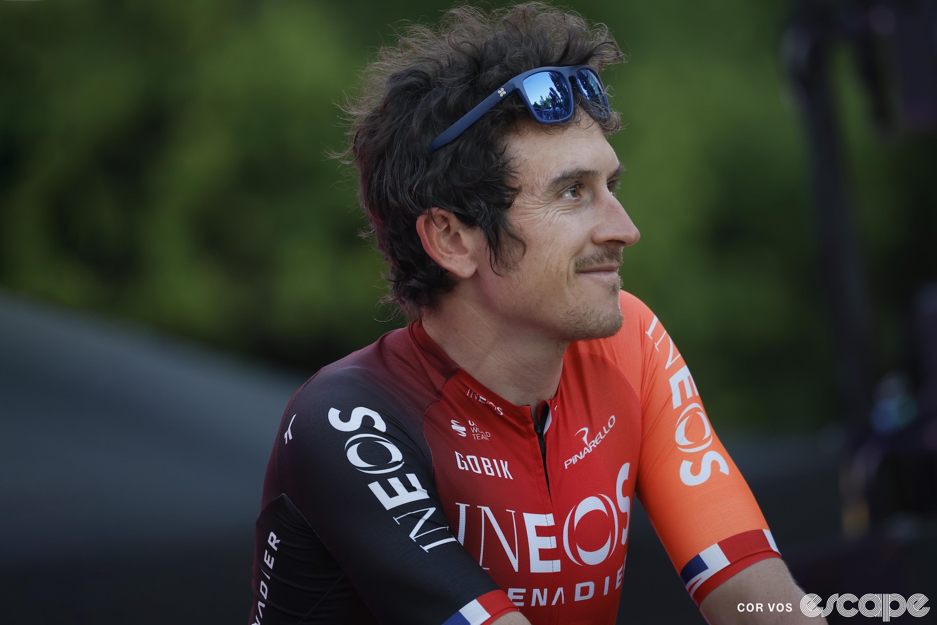 Geraint Thomas ahead of the Tour Down Under.