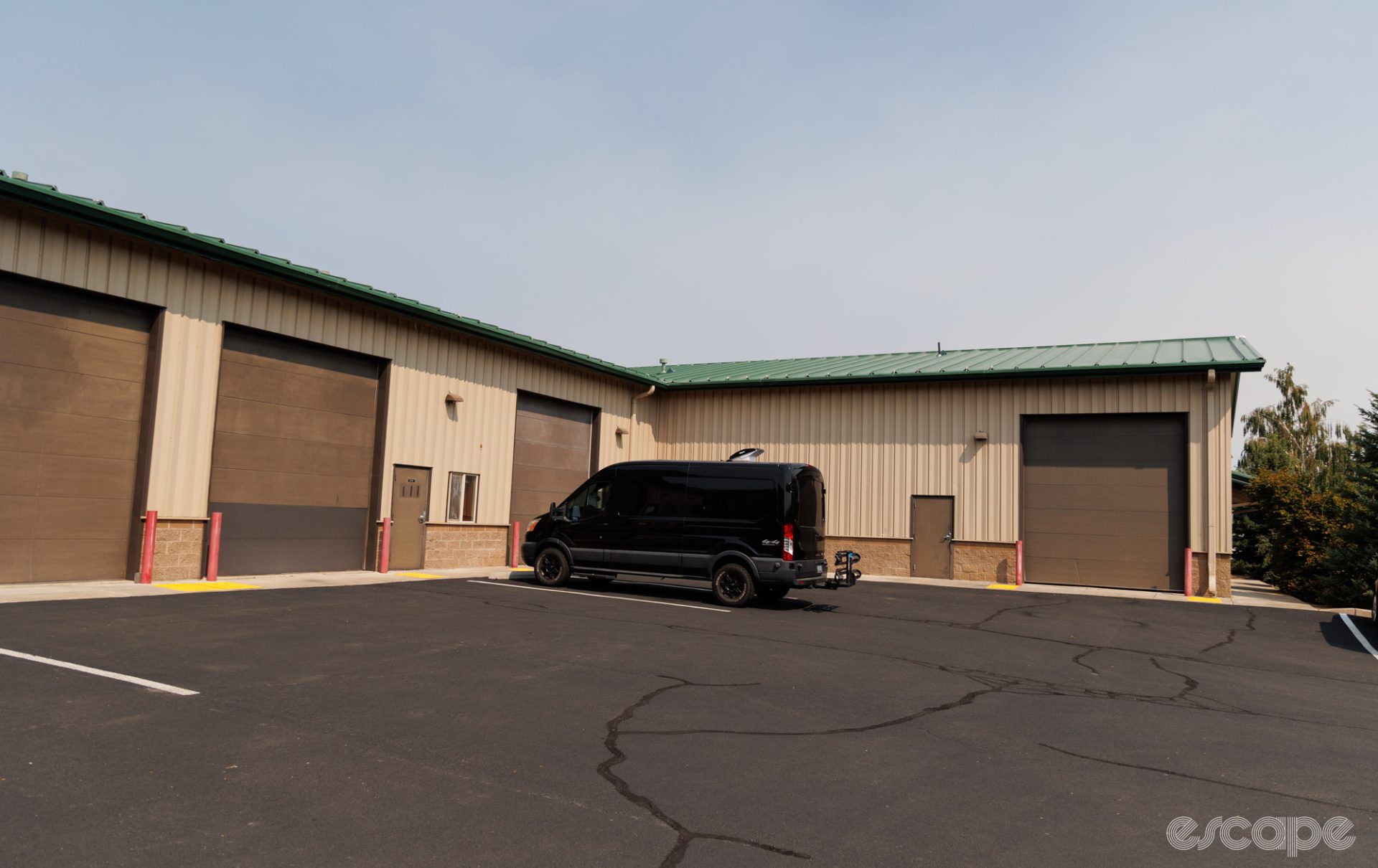 The outside of Abbey Bike Tools' new factory. It's a basic industrial building with no hint of what lies within.